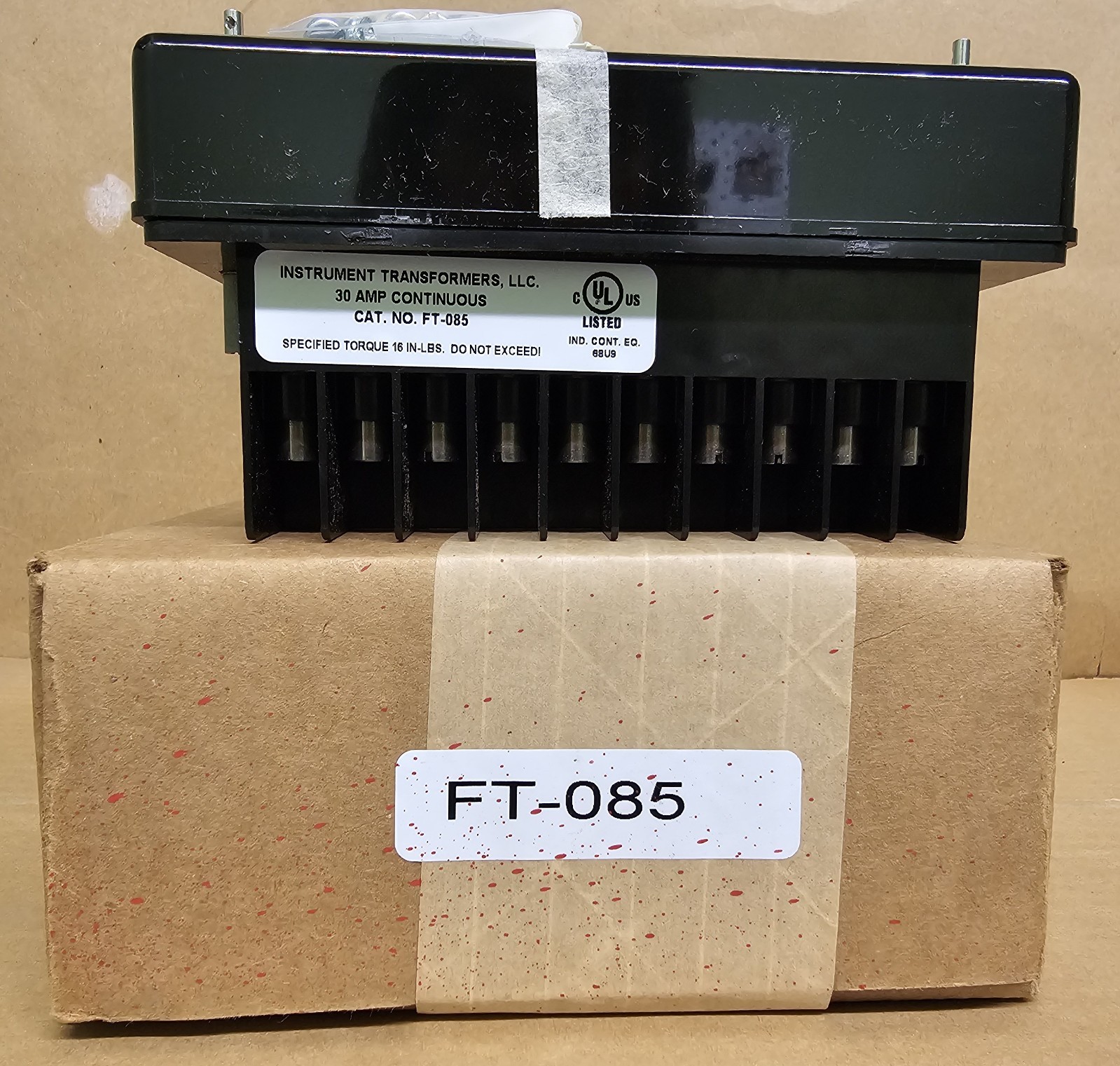 INSTRUMENT TRANSFORMERS INC /GE FT-085 TEST SWITCH