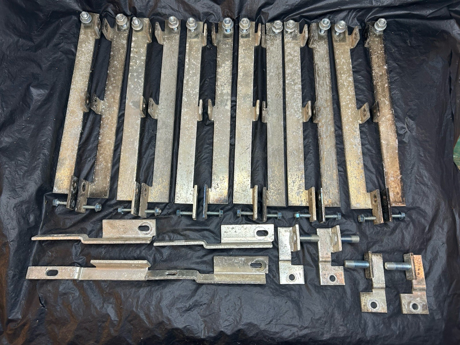 Mixed Lot Of Plated Copper Buss Bar Busbar With Metal Screws 5lb 9.4oz DIY Solar
