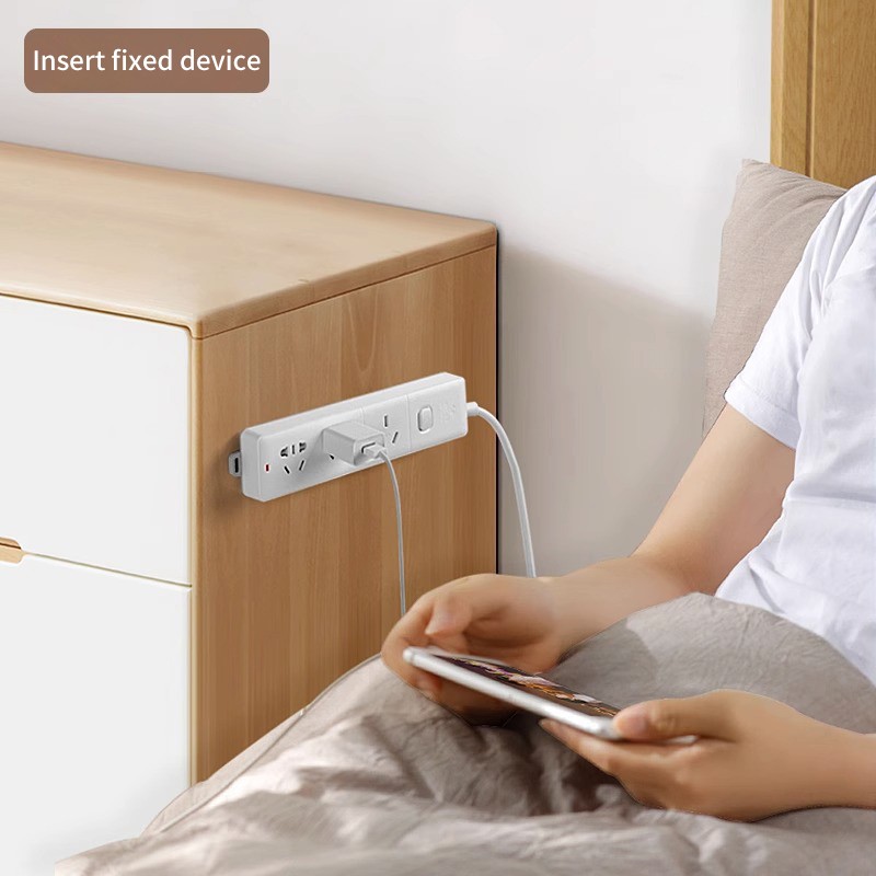 Wall-Mounted Plug Fixer Sticker Punch-free Home Self-Adhesive Socket Fixer