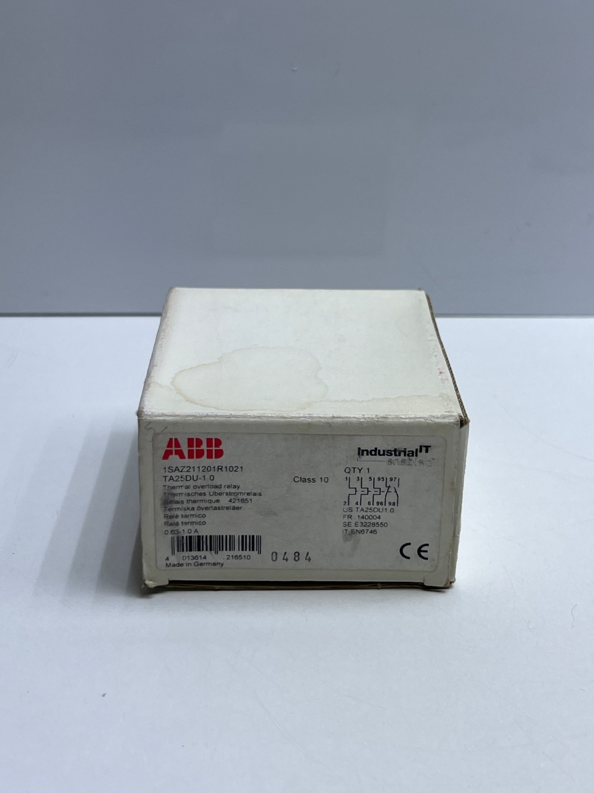 ABB 1SAZ211201R1021 TA25DU-1.0 Thermal Overload Relay