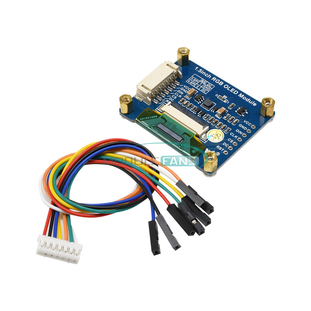 OLED 1.5″ Inch RGB Display 128×128 Expansion Module SSD1351 SPI for Raspberry Pi