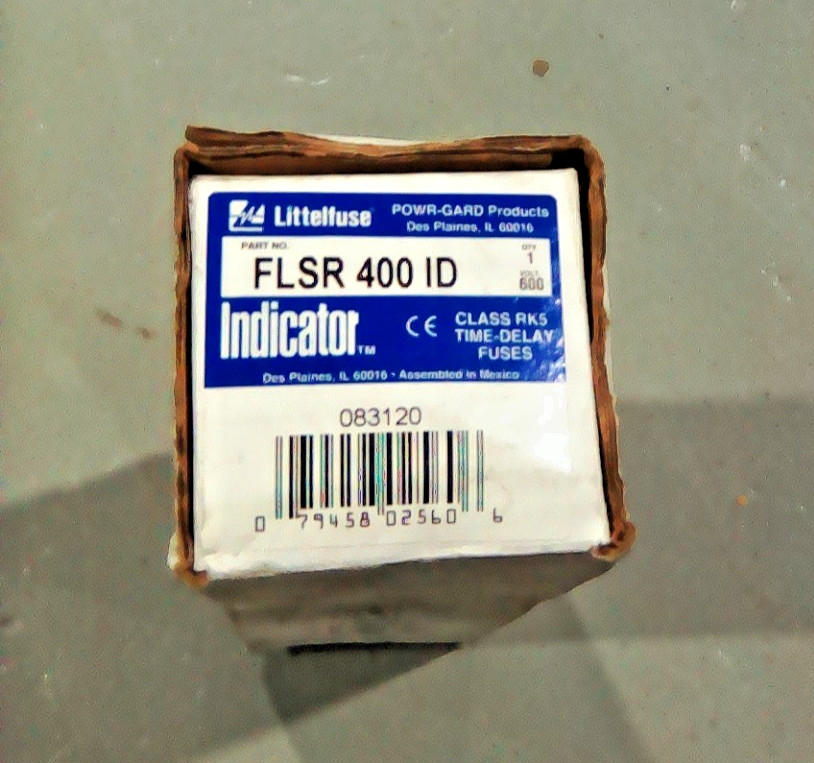 Littelfuse FLSR 400 ID POWR-GARD Class RK5 Time Delay Fuse 400A 300VDC