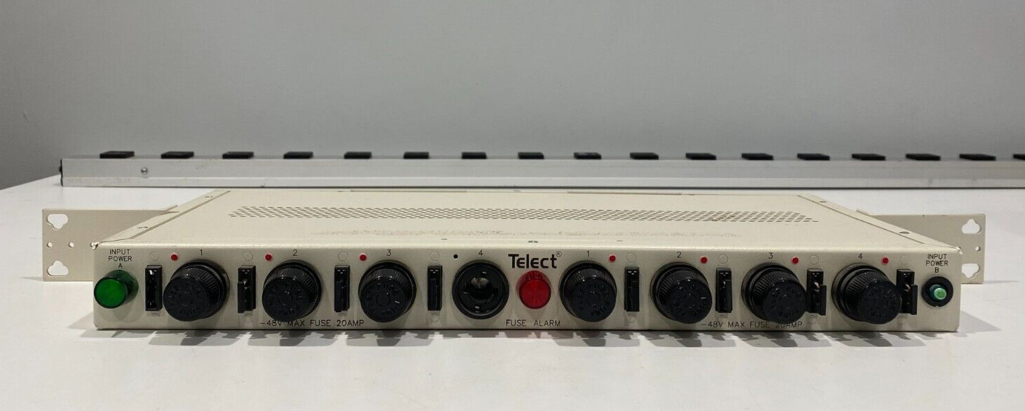 Telect P/N: 009-8004-1001 Dual Feed Fuse Panel #T510