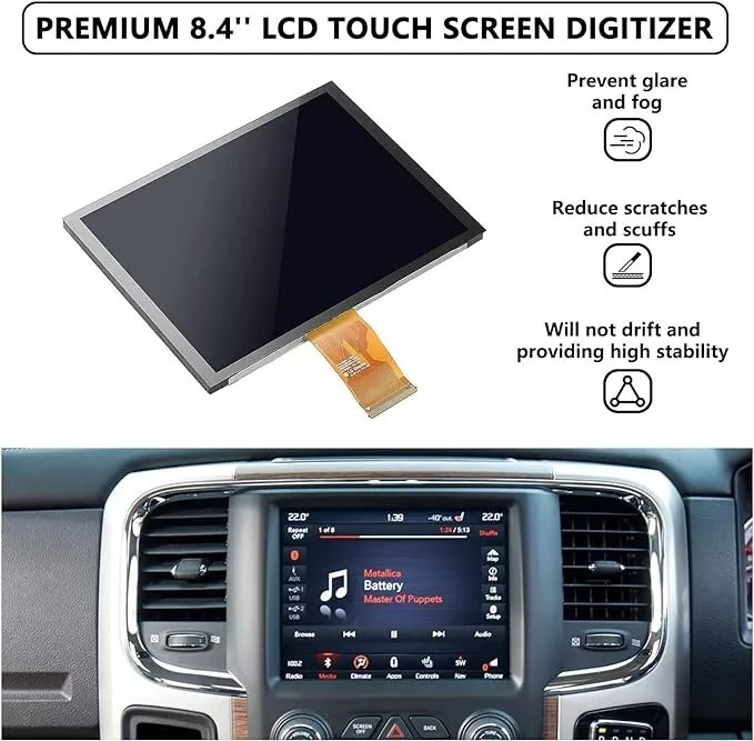 8.4″ Uconnect 4C UAQ 2018-2020 RAM 1500 2500 3500 Chassis Cab Touch Screen Radio