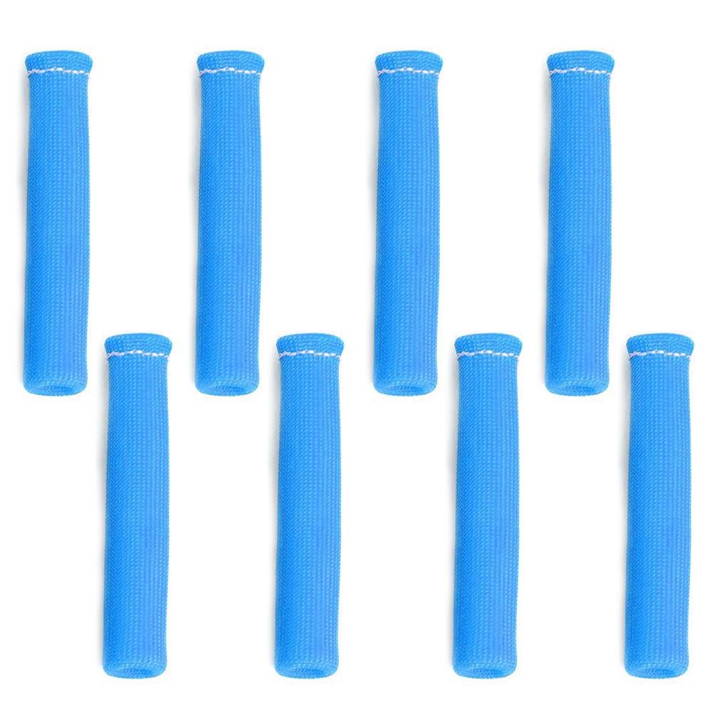 8X 1200° Spark Plug Wire Boots Protectors Sleeve Heat Shield Cover For SBC BBC