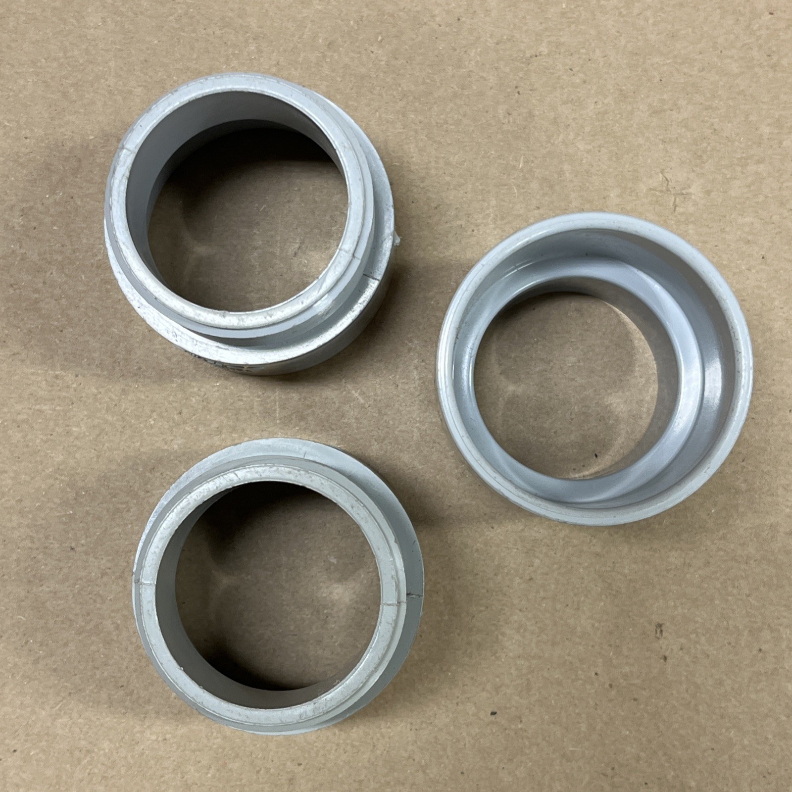 QTY 3) IPEX 077025 TA-30 1.5″ PVC Male Adapter SCEPTER 44G8 Gray Conduit