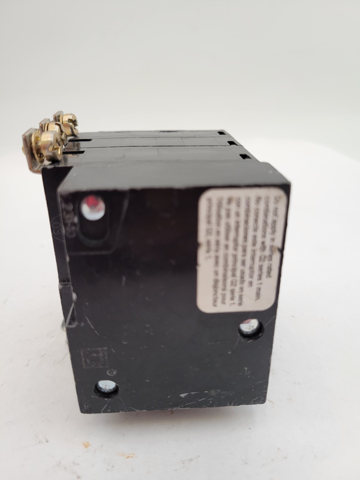 Square D QOB3301021 Bolt-On Circuit Breaker 30A 3P 10kA 240V Shunt Trip