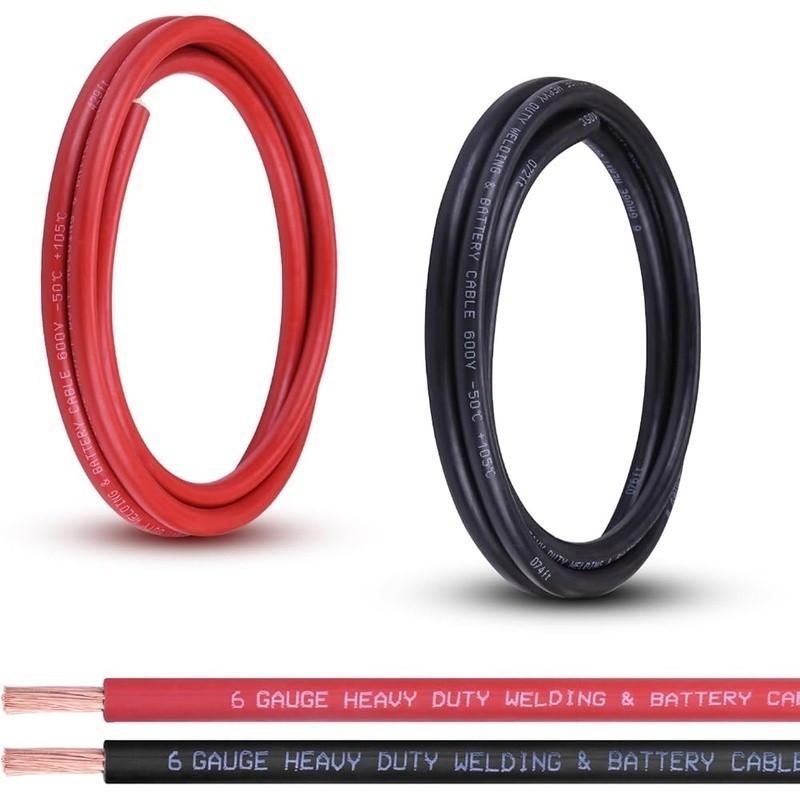 Pure Copper Wire Heavy Duty EPDM Insulated Cable 600V Stranded Wire 423 Strands