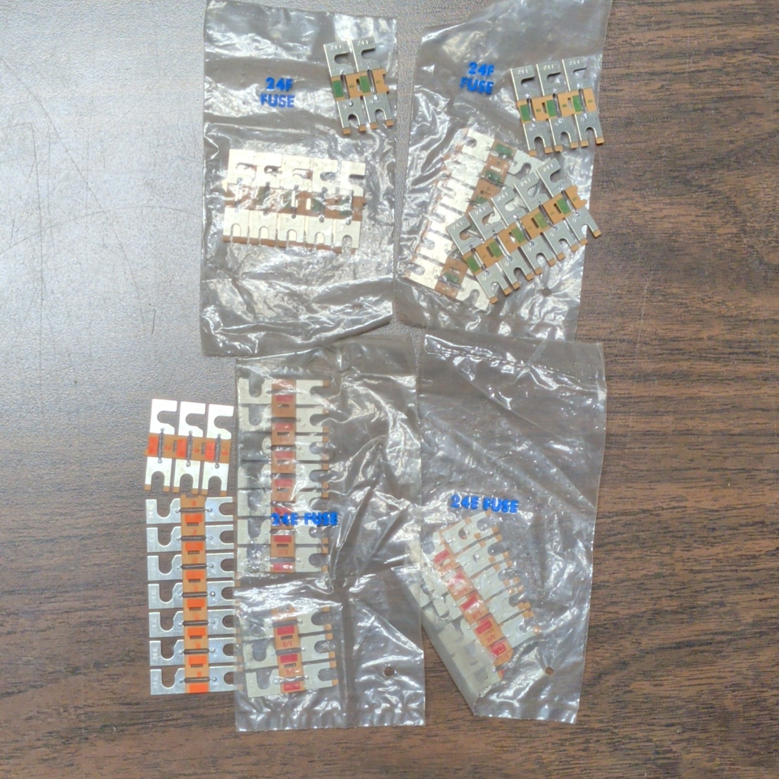 Lot 24F 24E 24C Fuse Link Bolt-On Bolt-Down Metal Strip WOW! GREAT LOT! Bid Now!