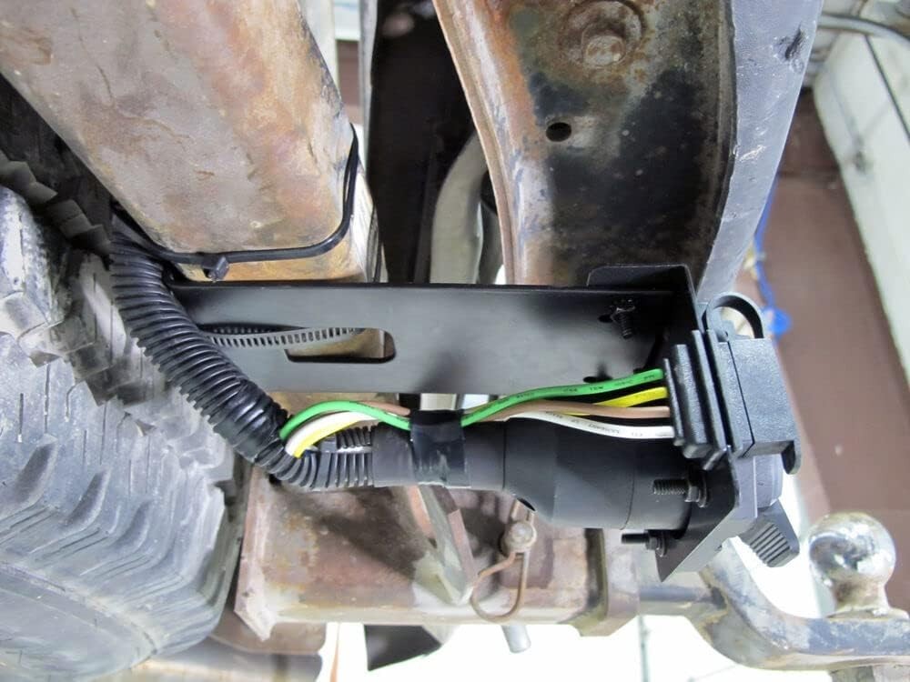 MECMO Multi-Tow 4-Way Flat to 7-Way RV Blade and 4-Way Flat Female End Trailer W