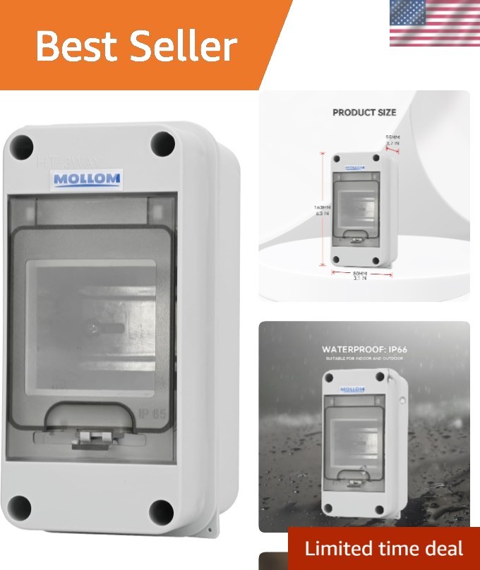 Versatile 3-Phase Distribution Protection Box – Waterproof & Impact Resistant