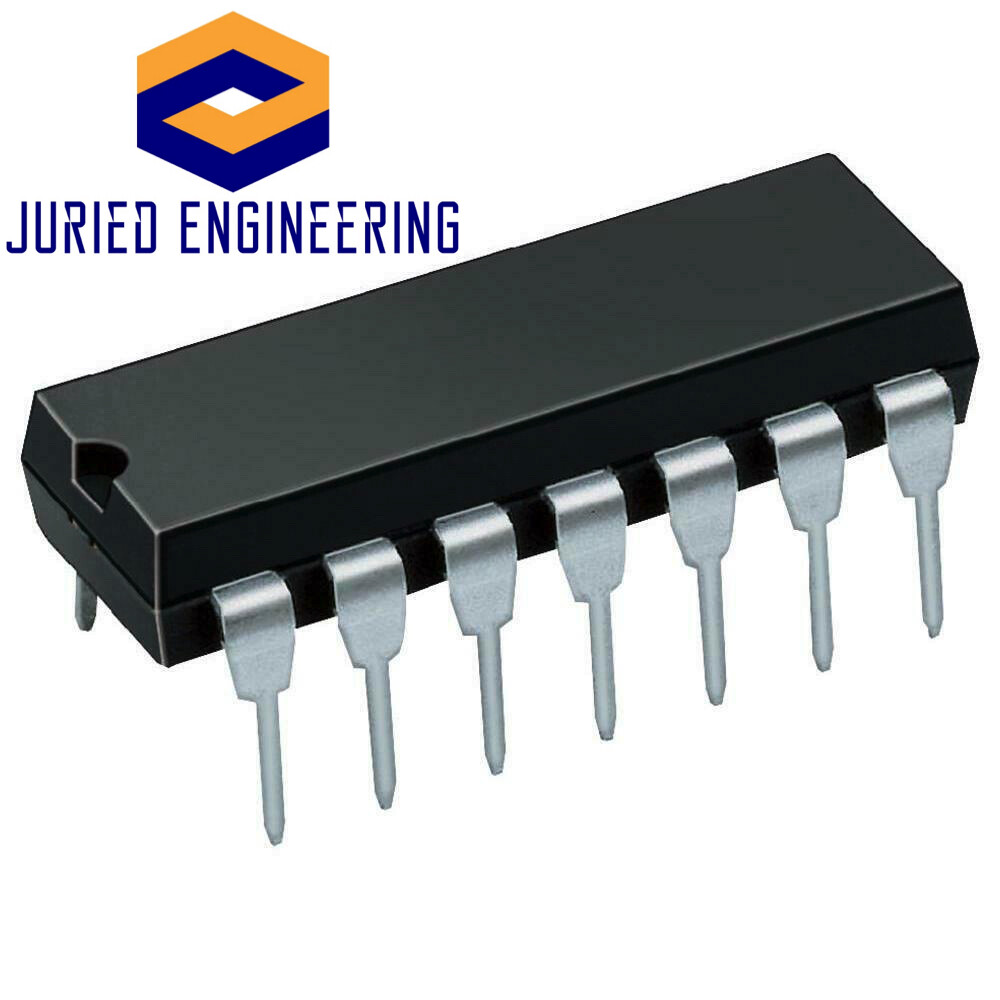 1PCS CD4076BE CD4076 CMOS 4-Bit D-Type Registers with Clock and 3-State Outputs