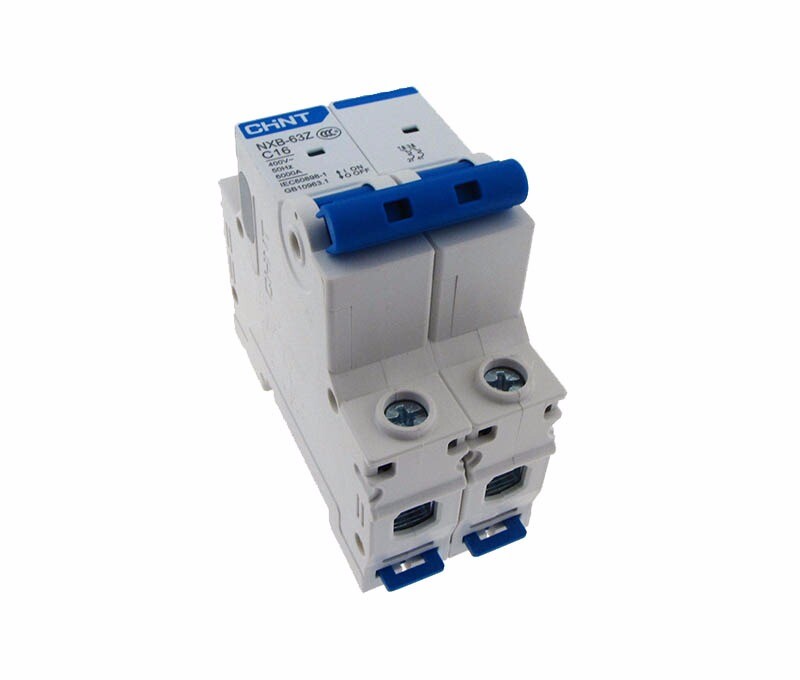 CHNT Double Pole AC230/400V * 16A * Circuit Breaker Din rail mounting New