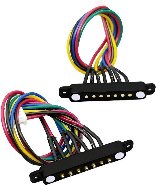 Magnetic Pogo Pin Connector 10CM Cable 2Pack 3Pack 4Pack 5Pack 6 odel: 7Pin/E