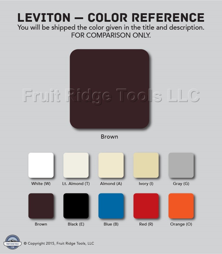 Leviton Brown 1-Gang Decora LARGE Wallplate GFCI GFI Rocker Switch Cover 80601