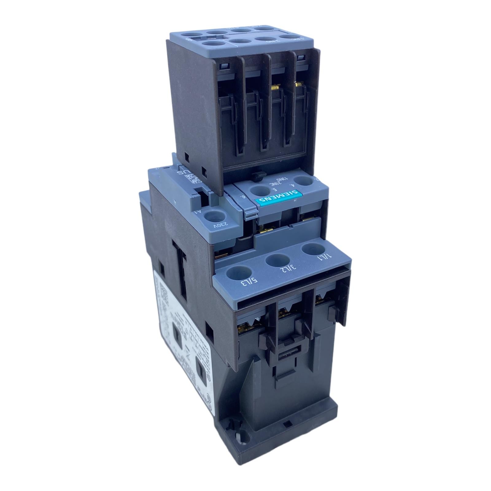 Siemens 3RT2024-1AP04 Power Contactor +3RH2911-1HA11 12A 5.5kW 400V 230V AC 50Hz