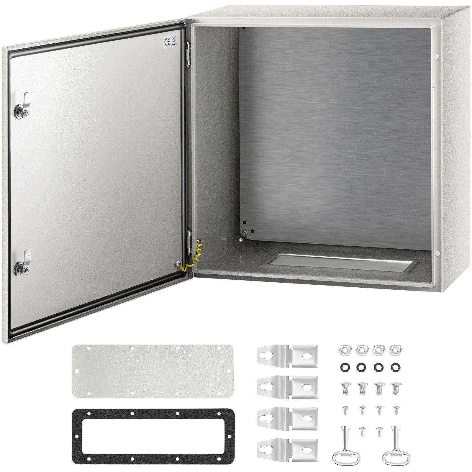 24x24x12in NEMA 4X IP66 Stainless Steel Enclosure & Mounting Plate