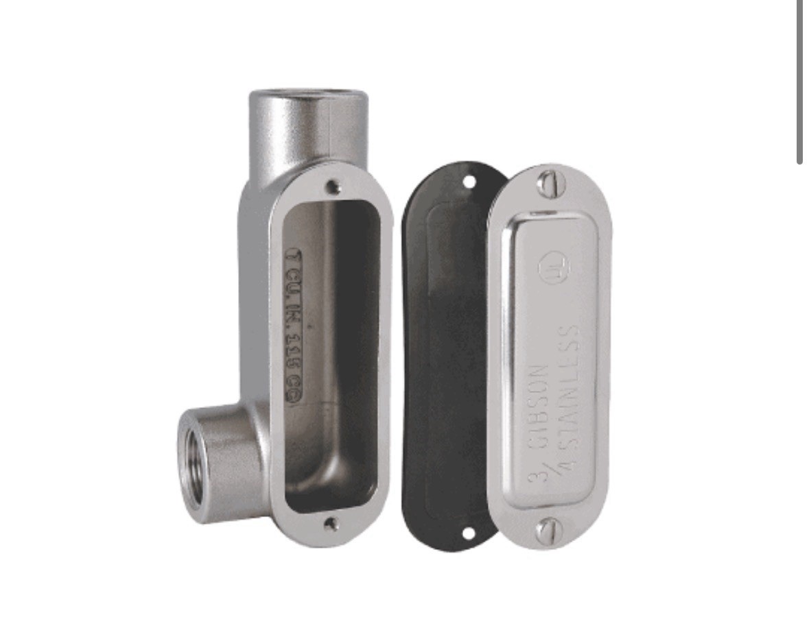 1-1/2″ LL Type 316 SS Conduit Body