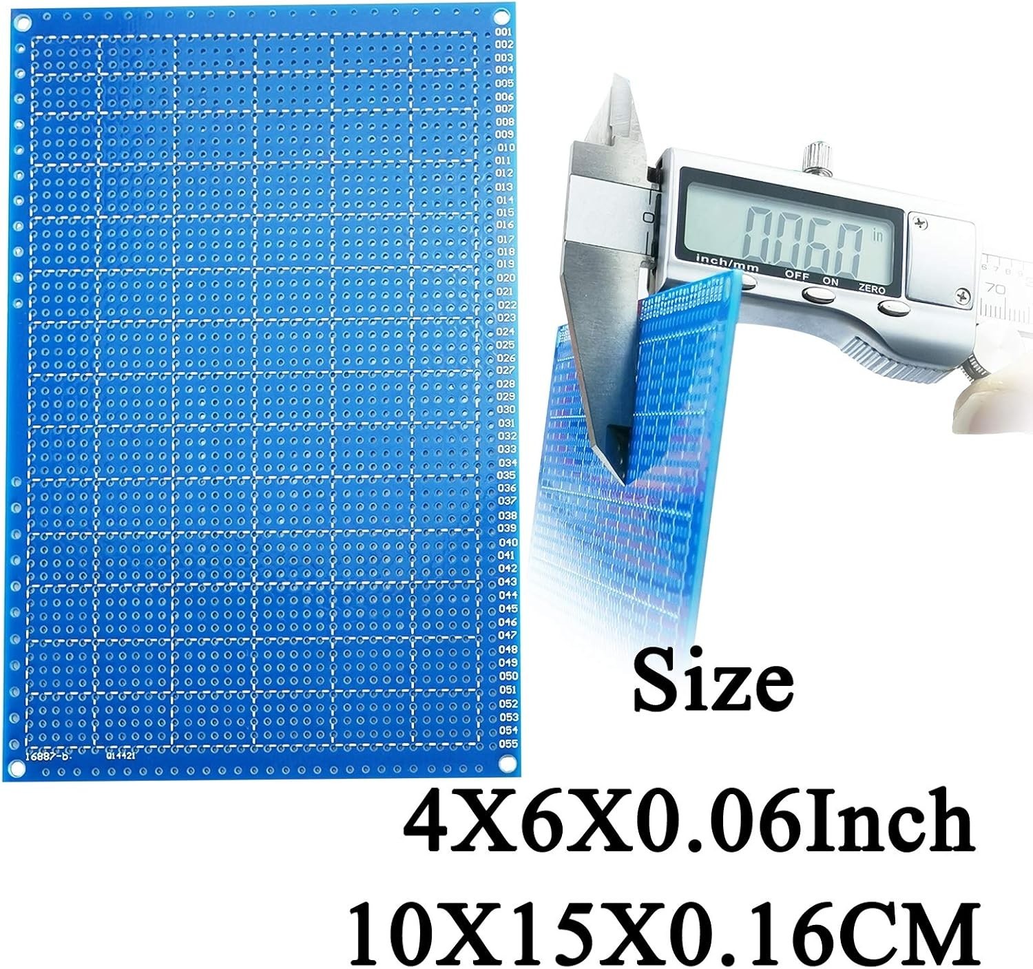 PCB Protoboard,3 Pack PCB Prototype Board Solderable Breadboard for DIY Elect