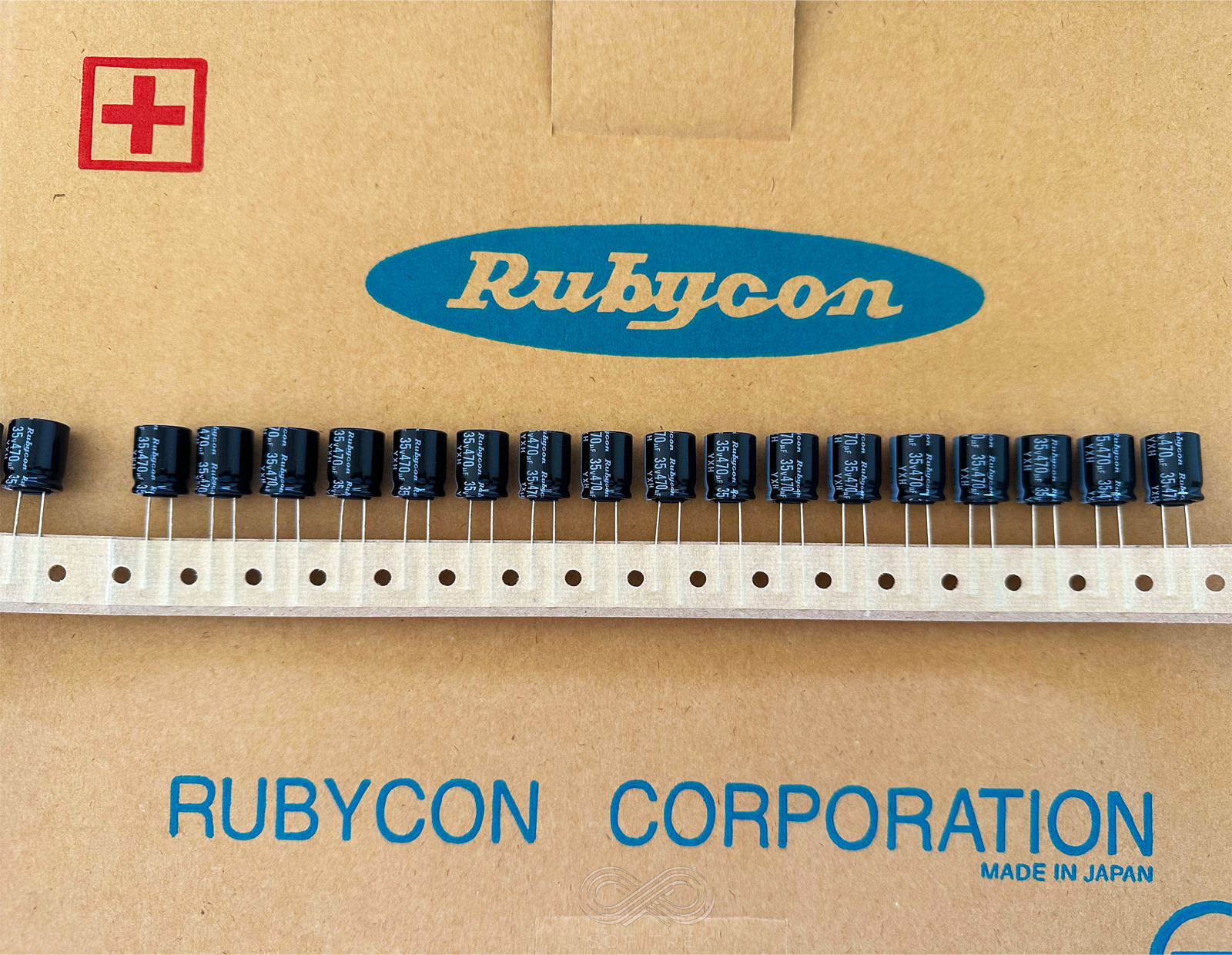 25X Rubycon YXH 470uF 35V 12.5×16 mm Radial Capacitor Low Impedance Long LIfe