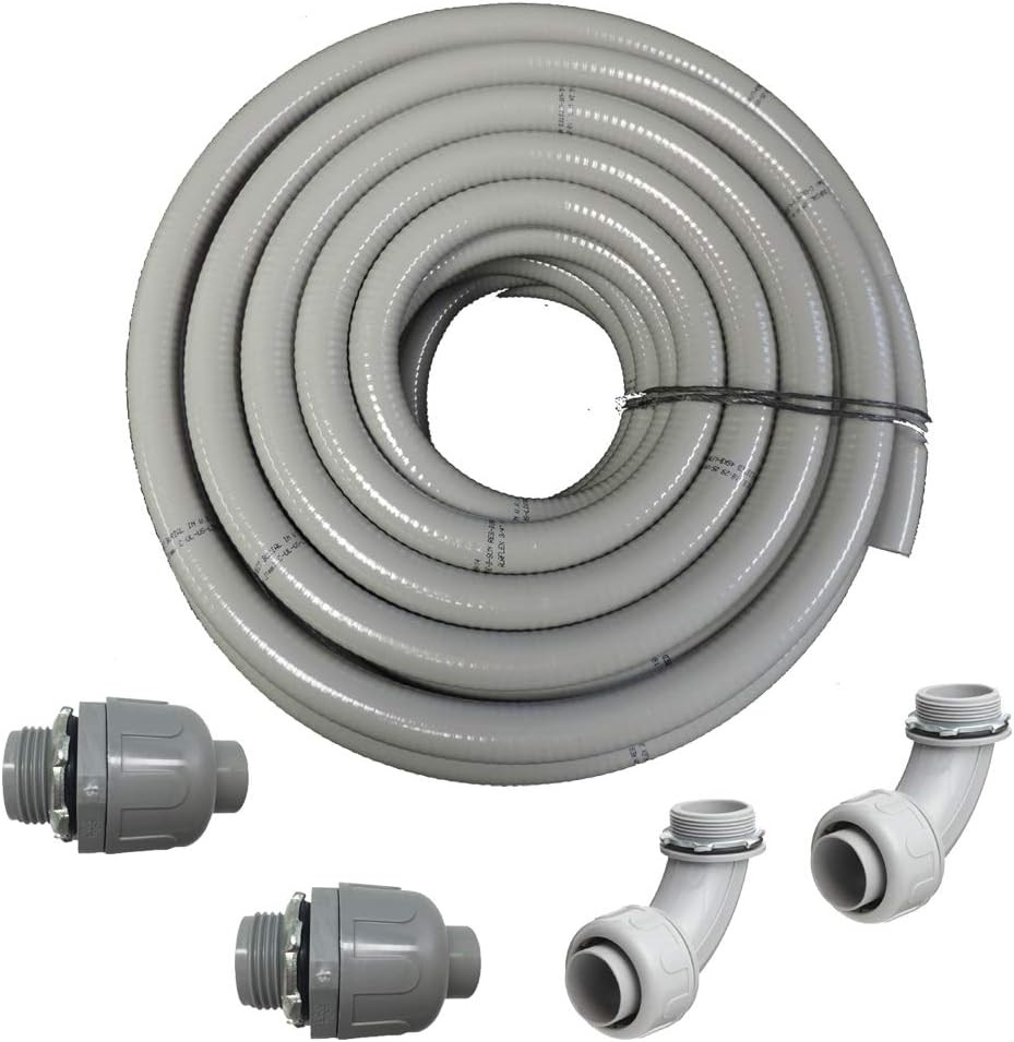 (1 1/4″ Dia X 50 Ft) Hydromaxx® Flexible PVC Non Metallic UL Liquid Tight Electr