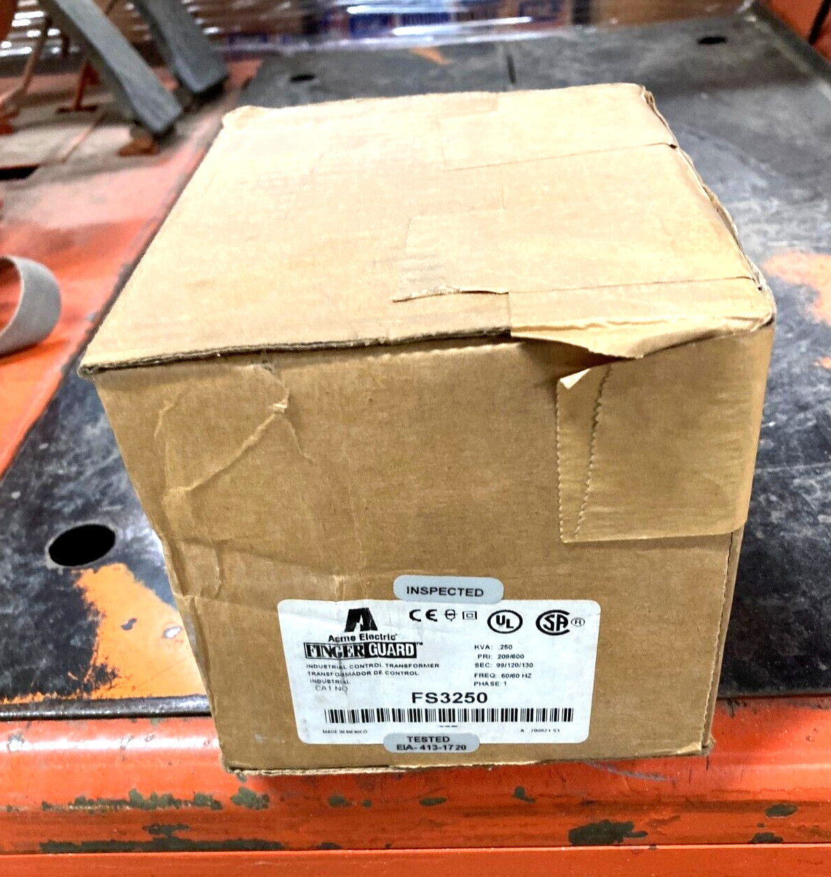 NEW SEALED Acme TRANSFORMER FS3250 250VA PRI 208V SEC 120V .250kva