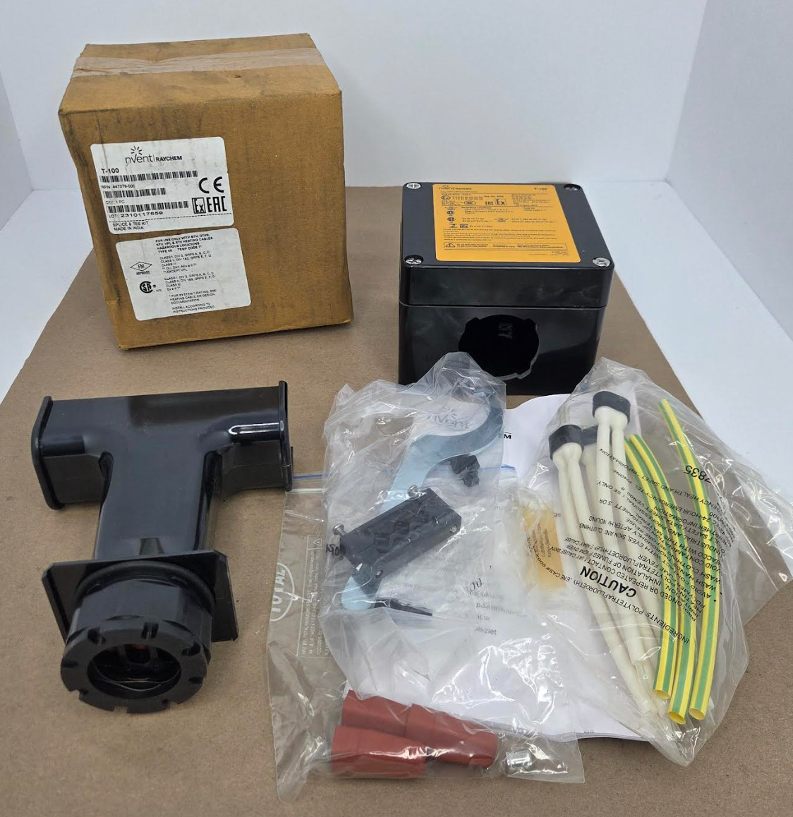 nVent Raychem T-100 Splice Tee Kit Heat Trace Cable 447379-000