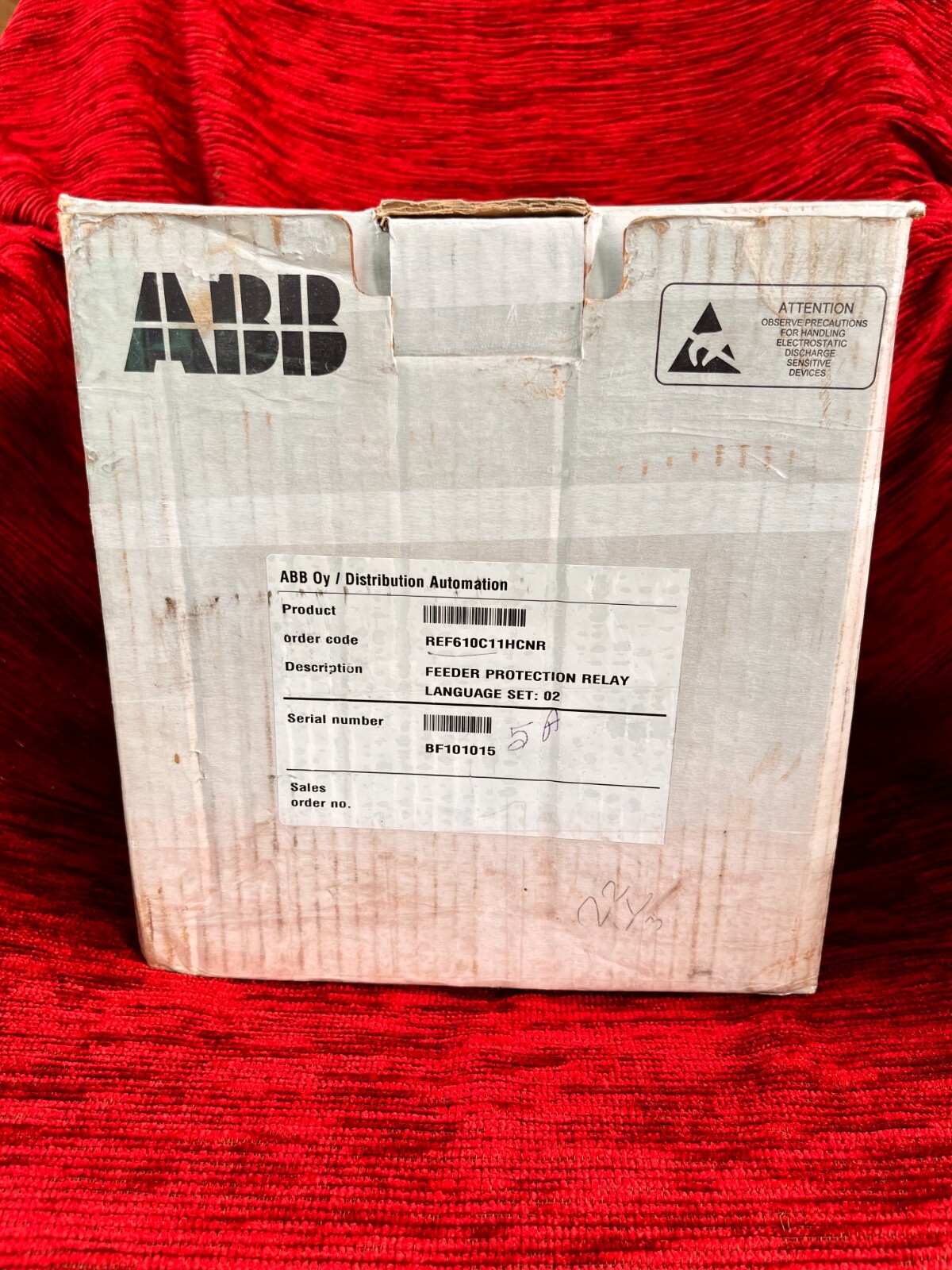 ABB REF610 C11HCNR02 / ABB REF610 FEEDER PROTECTION RELAY C11HCNR02 / ABB RELAY
