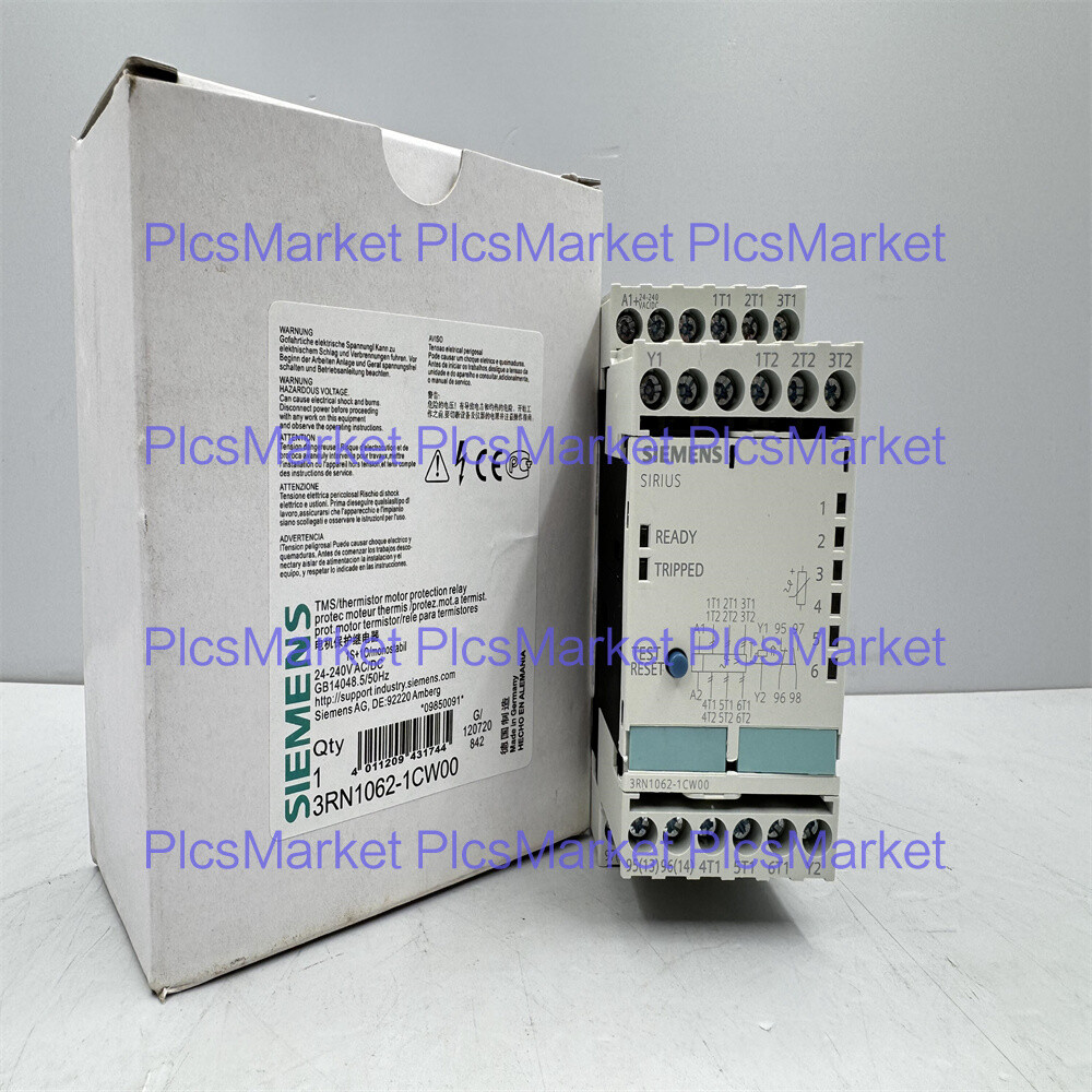 New Siemens 3RN1062-1CW00 Motor protection relay One year warranty