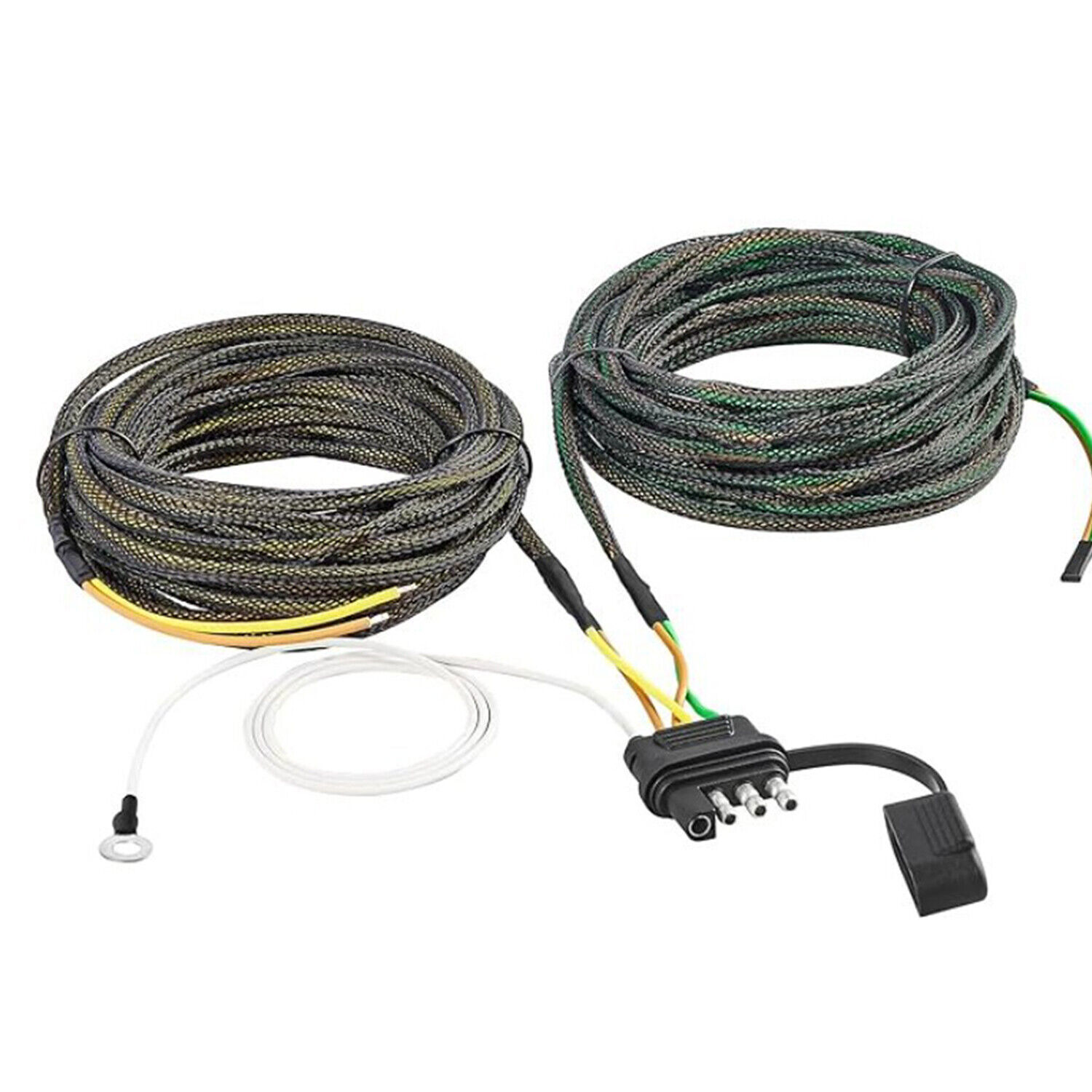22FT/25FT 4 Pin 5 Wire Trailer Wiring Harness for Rewiring Trailer Light RV Boat