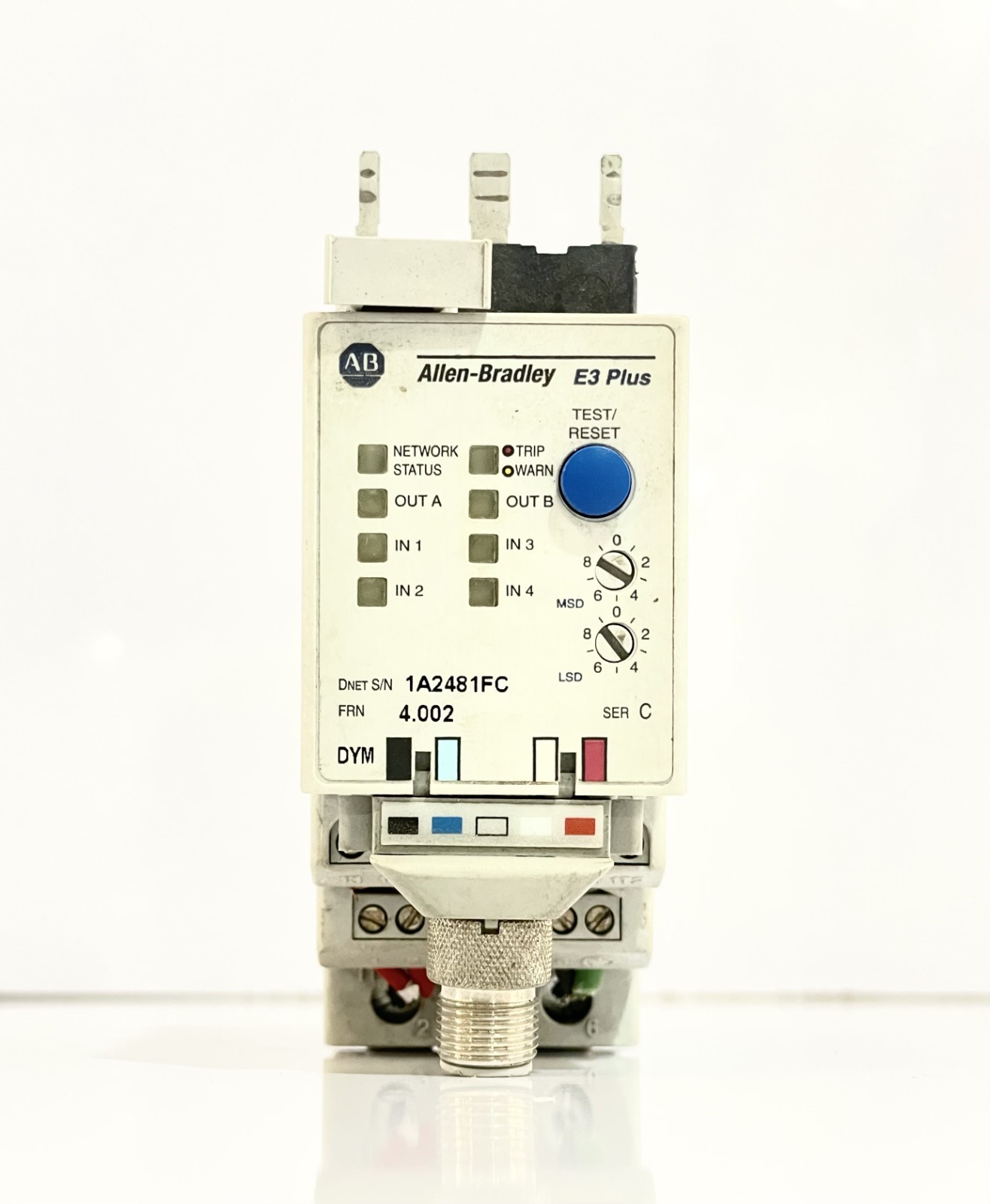 ALLEN BRADLEY 193-EC2DD SOLID STATE OVERLOAD RELAY SER C E3 PLUS 9-45A FAST SHIP