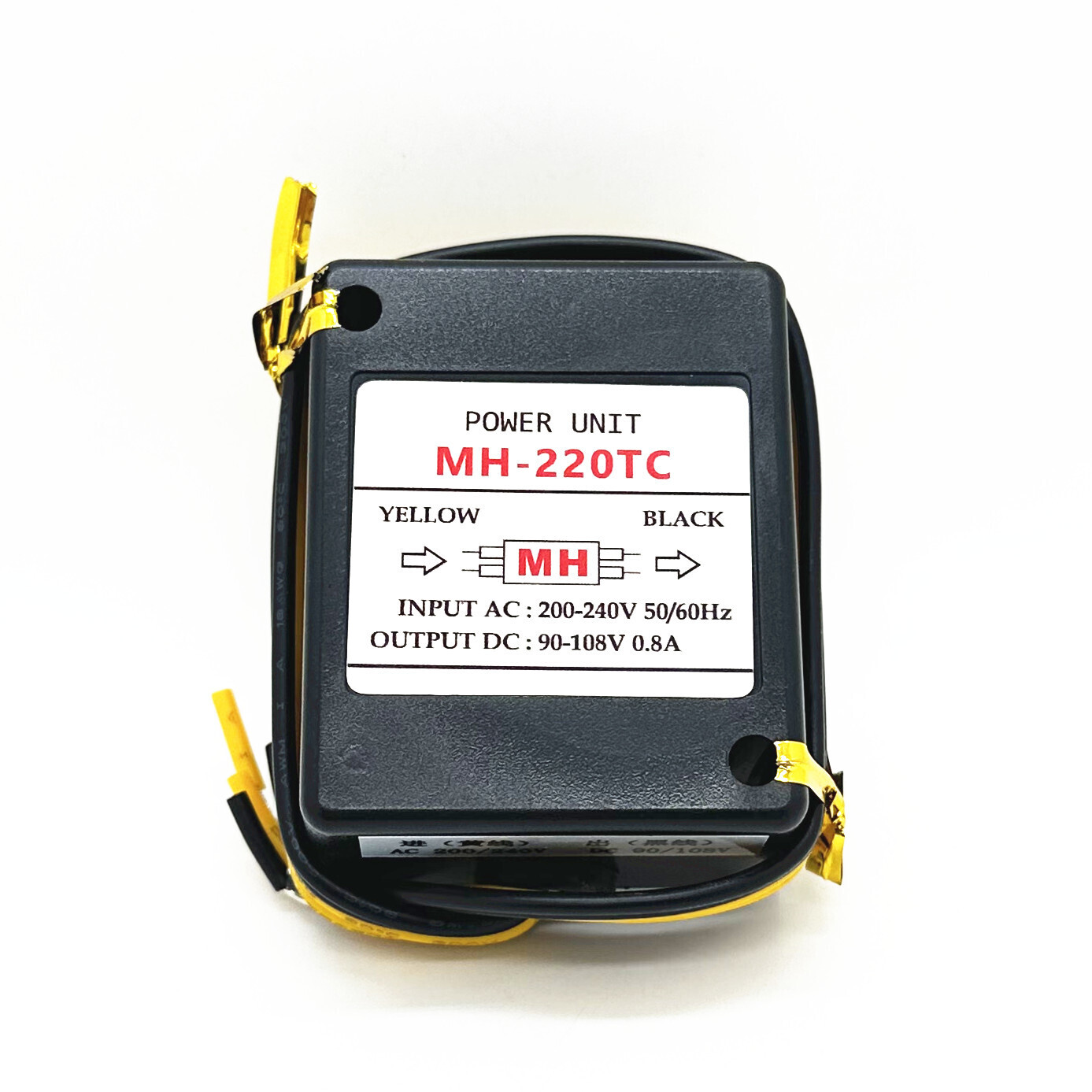MH-220TC 200-240VAC 50/60HZ 90-108VDC 0.8A Rectifier power unit