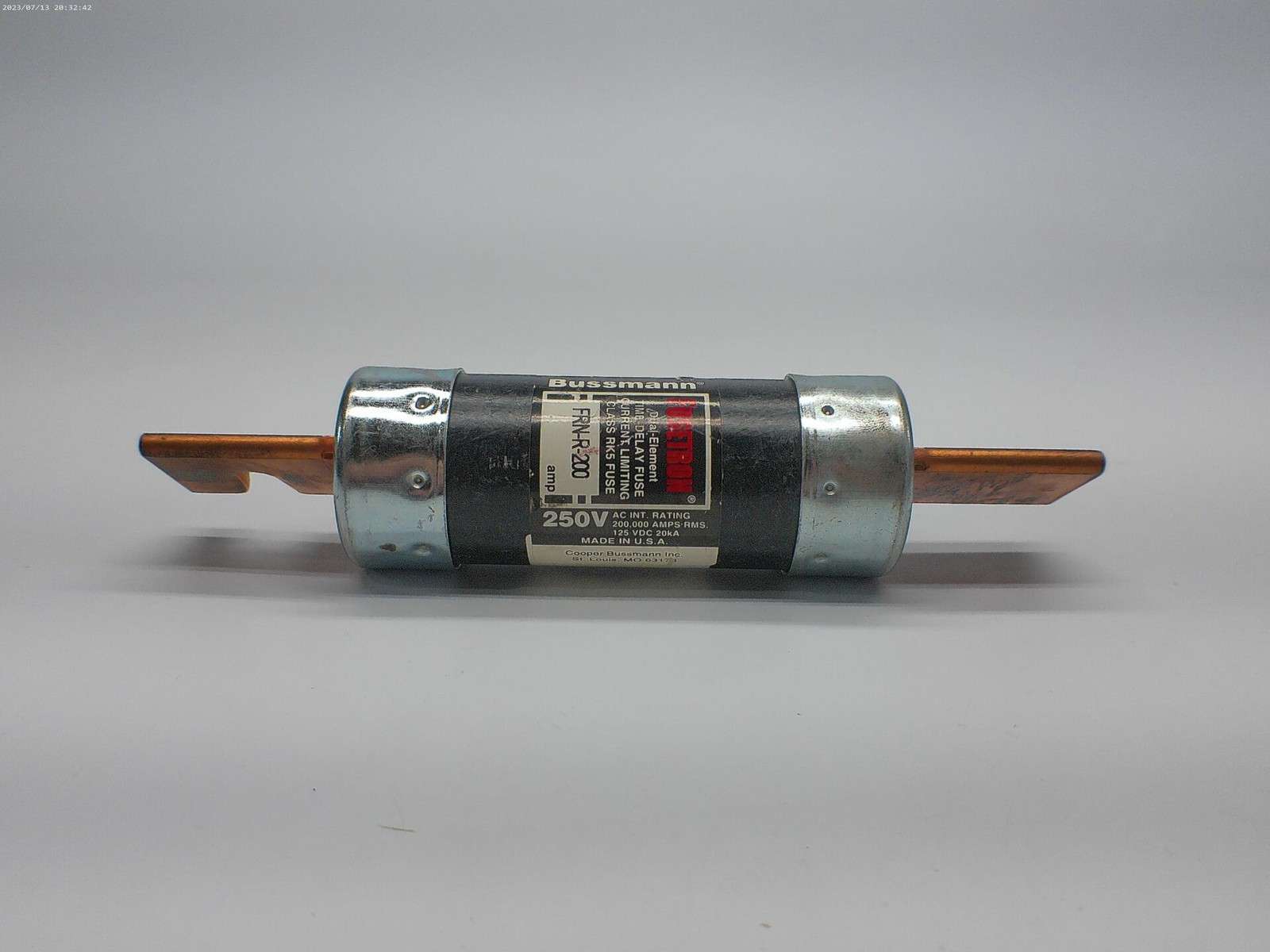 FUSETRON FRN-R-200 FUSE BLACK NSNP