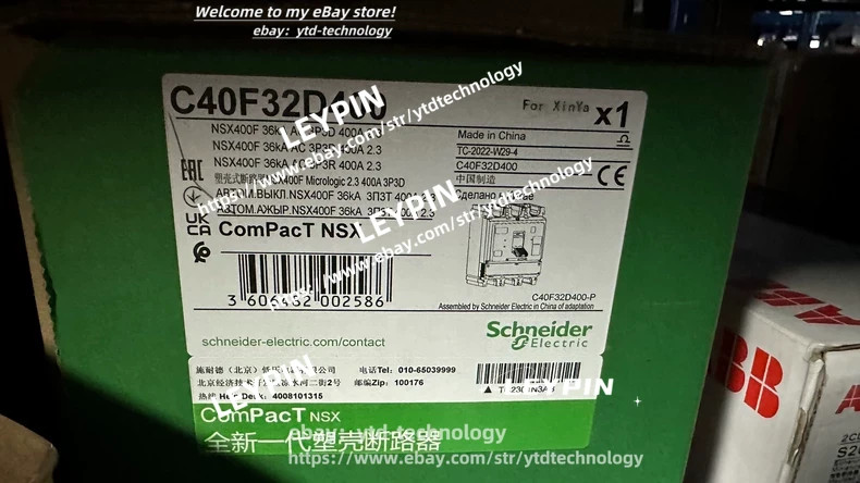 Schneider C40F32D400 Original one year warranty HK Schneider agent*ytd