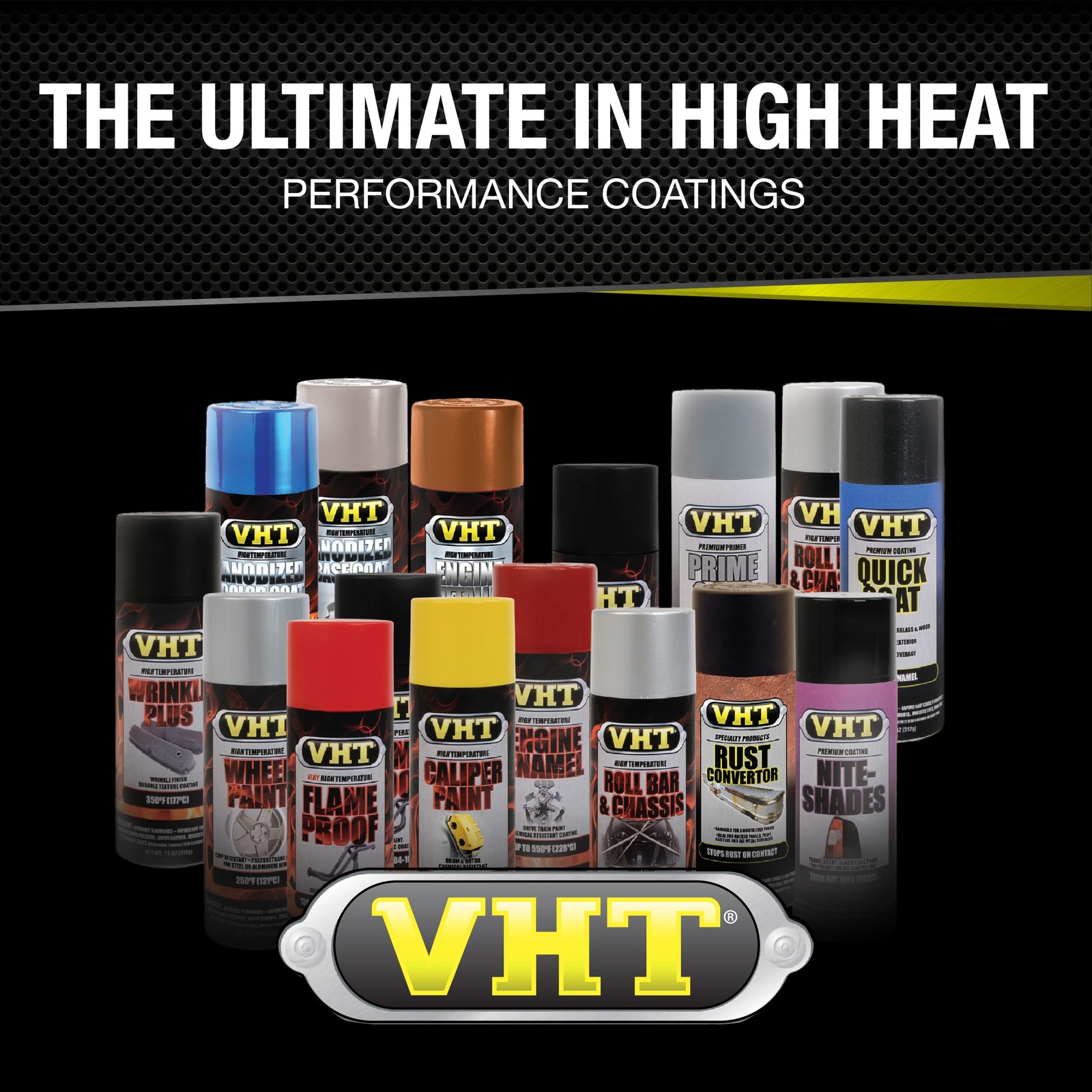 VHT Duplicolor ESP820007 Black High Temperature 11 Fl Oz (Pack of 1),