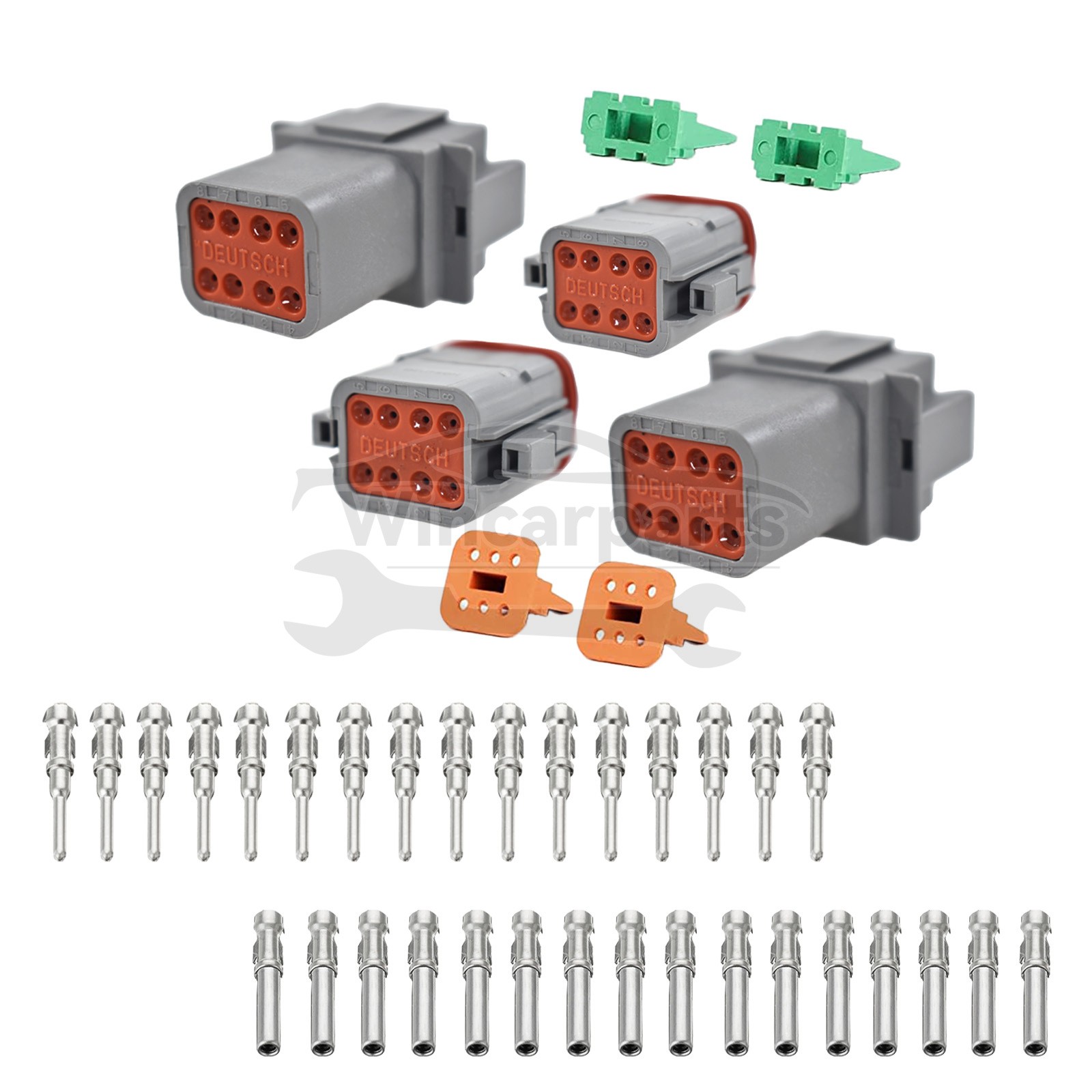 8 Pin Deutsch DT DT04-8P DT06-8S waterproof electrical connector kit 2 Pair