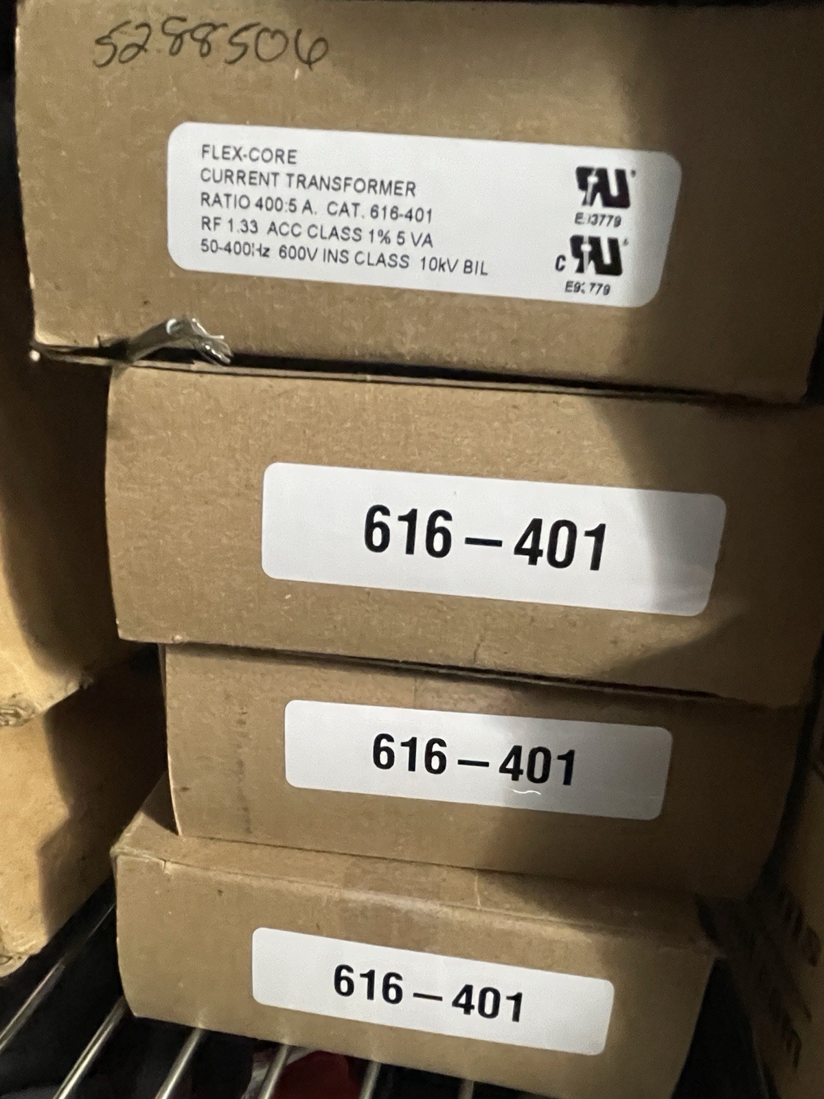 ⚡️ Flex-Core 616-401 Current Transformer 400:5A Ratio 600V New