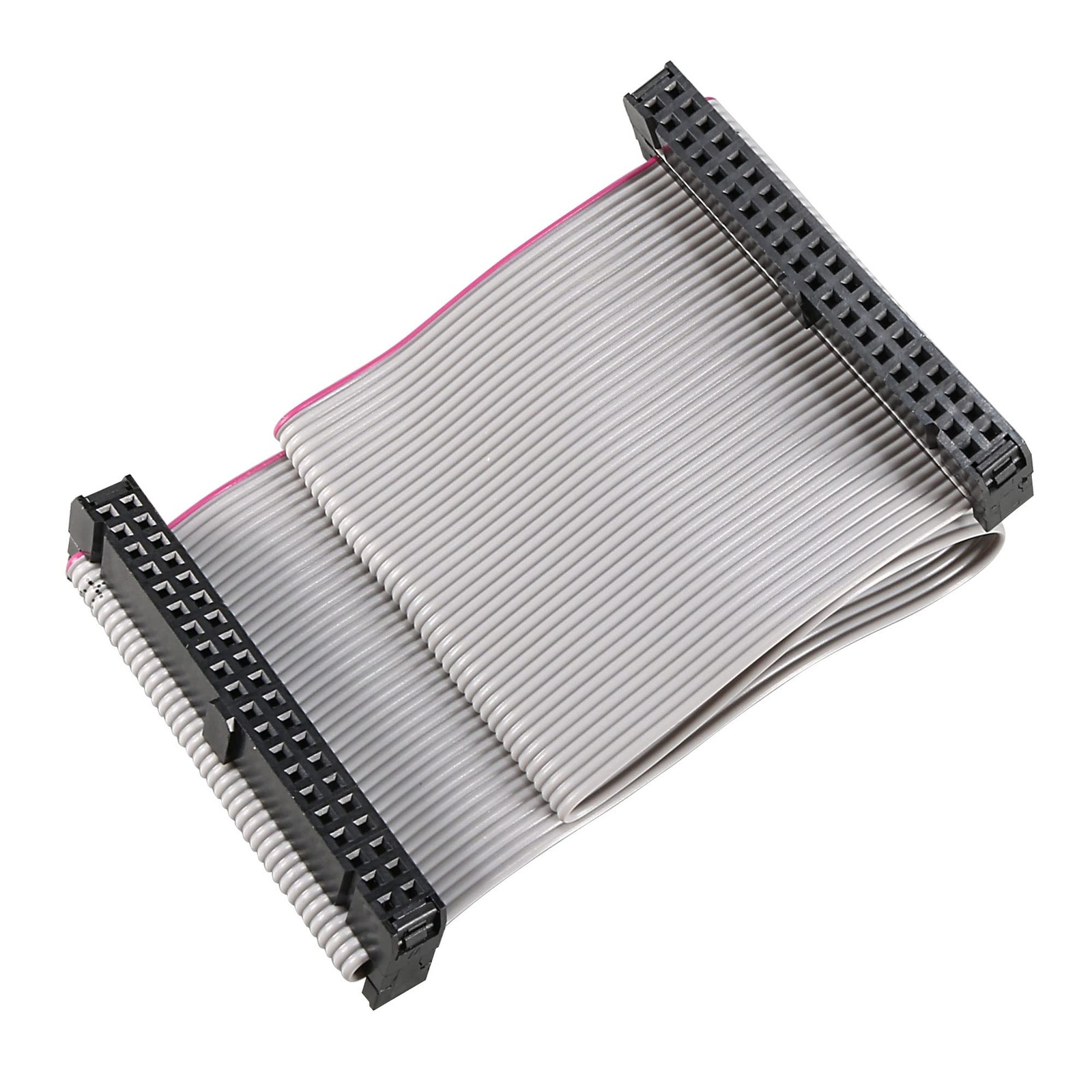 uxcell 2.54mm 40-Pin Female to IDE Flat Ribbon Cable 20cm 2 Pcs Grey