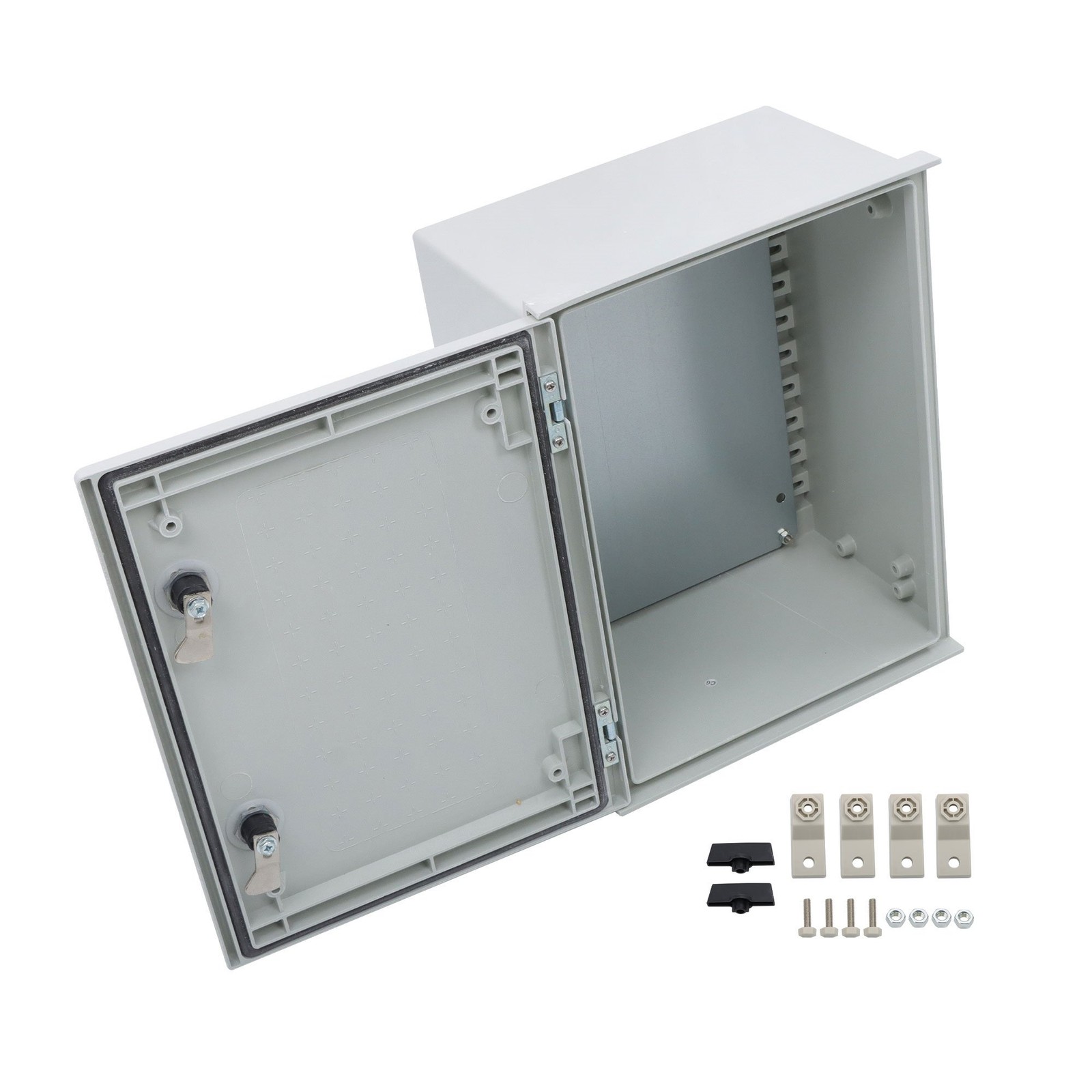 Rectangular 16x12x8″ Fiberglass Electrical Enclosure Box NEMA3 IP65 Junction Box