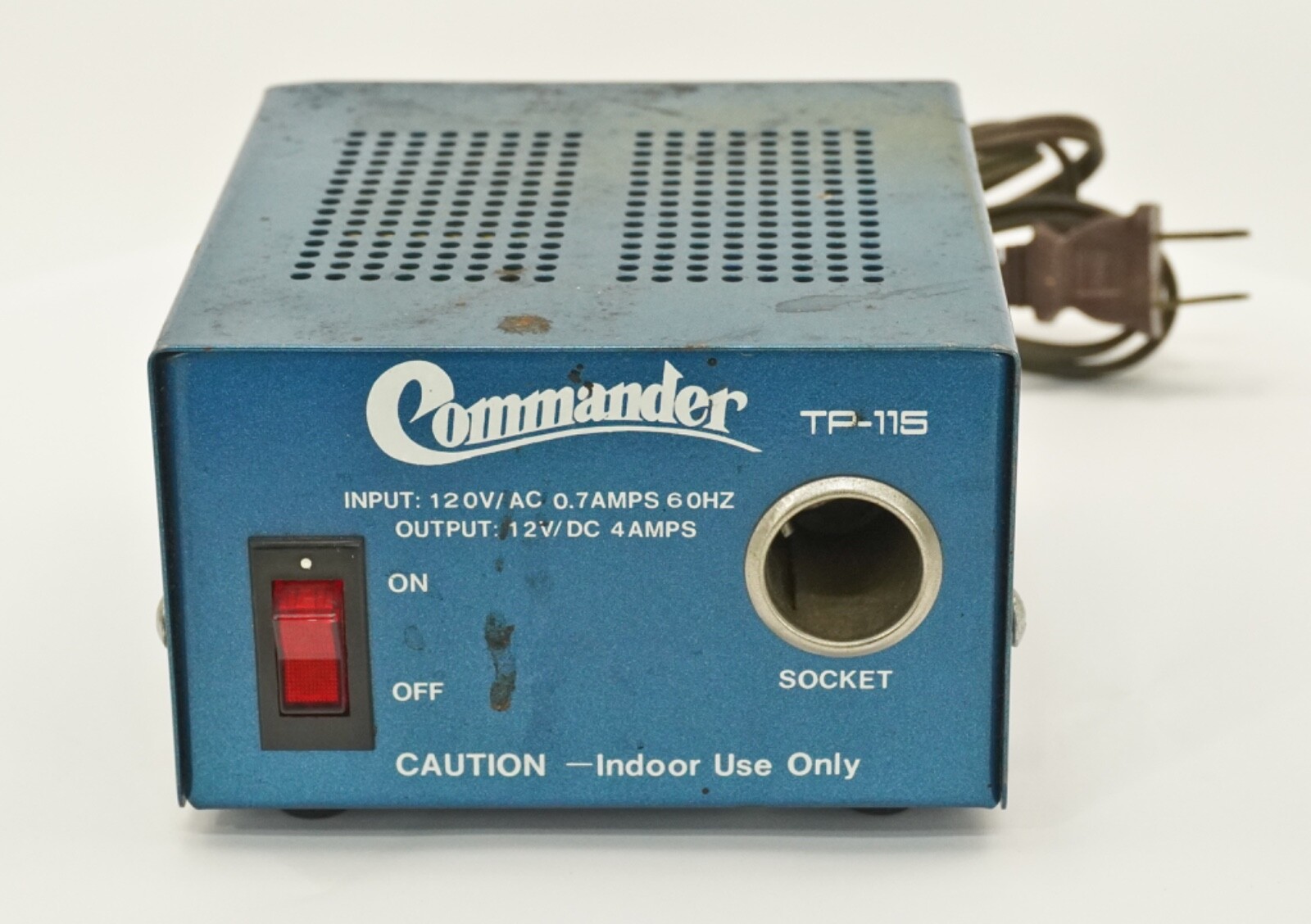 Commander TP-115 Cigarette Lighter Socket Adapter AC/DC Converter 12V 12 Volts