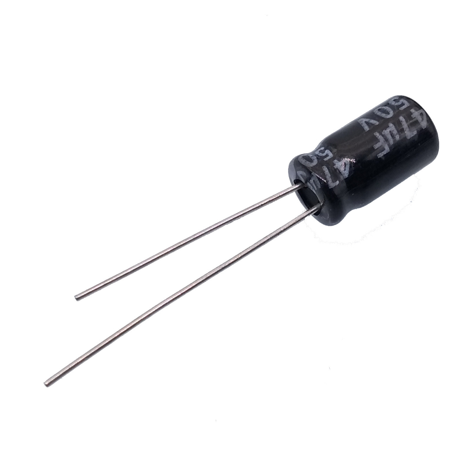 50pcs Electrolytic Capacitors 47uF 47mfd 50V +105℃ Radial 6 x 11mm