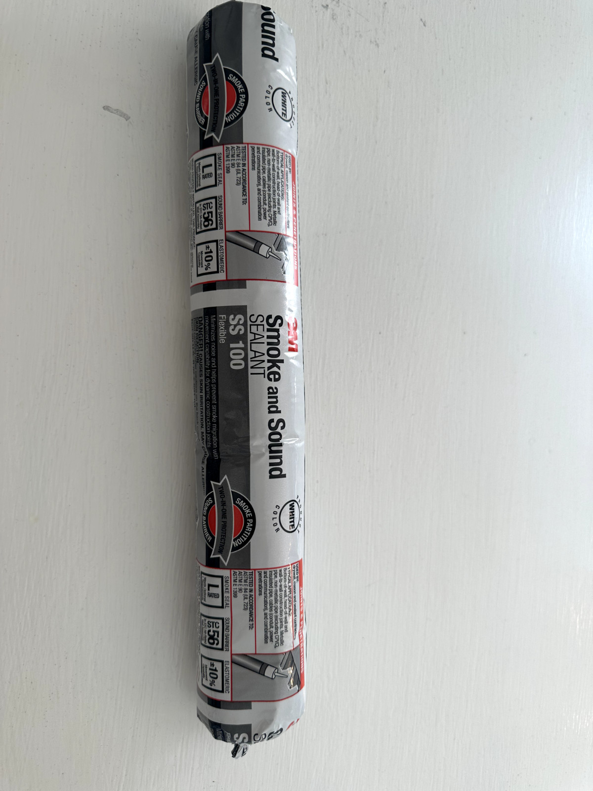 3M Smoke and Sound Sealant SS 100 White 20 fl oz Sausage
