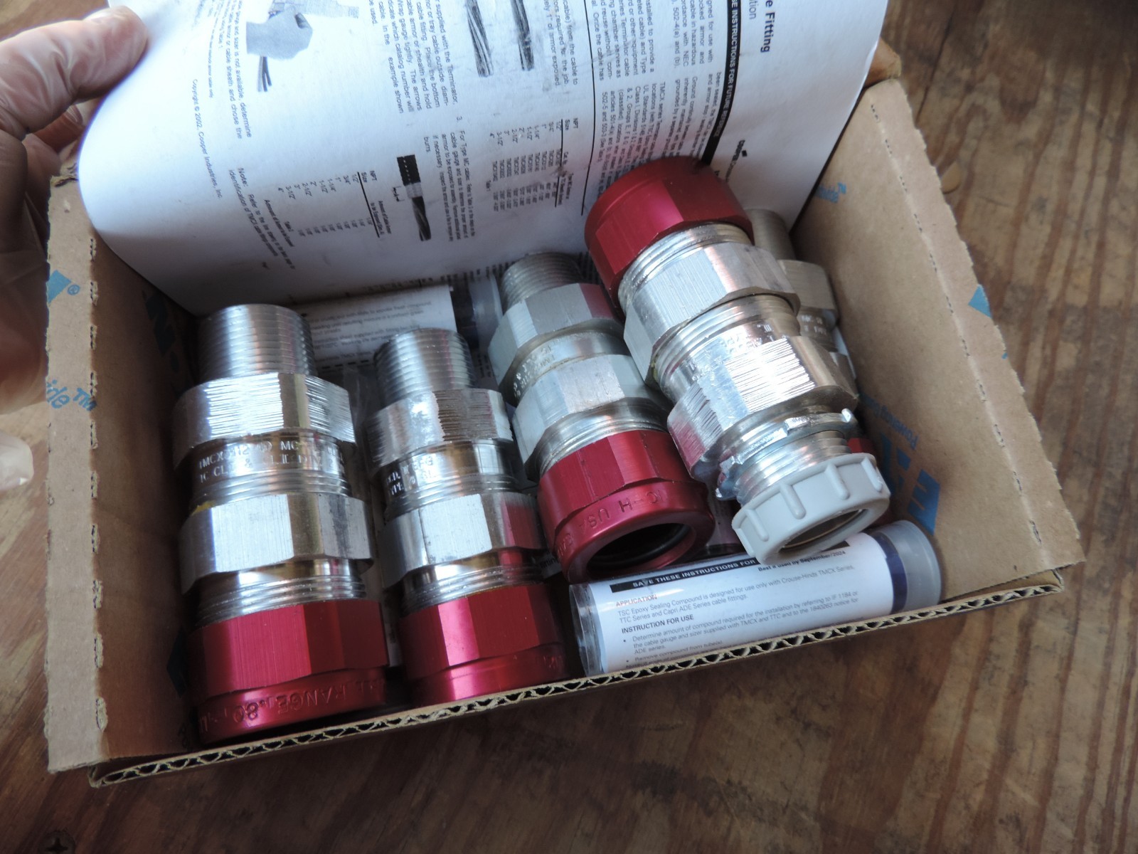 Eaton TMCX3112 TMCX cable gland 1″ box of 5