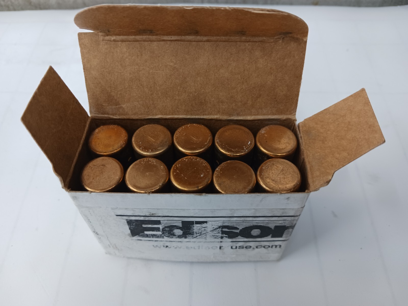 BOX OF 10) NEW EDISON 15 AMP TIME-DELAY CLASS RK5 FUSE 250 VAC ECNR15
