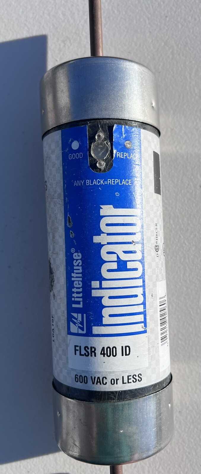 LITTELFUSE INDICATOR FUSE FLSR 400 ID 400A 600VAC TIME DELAY CURRENT LIMITING