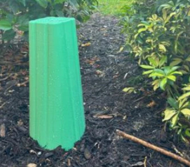 10×18, Flowerpot Pedestal with 42″ Stake and Mounting Hardware