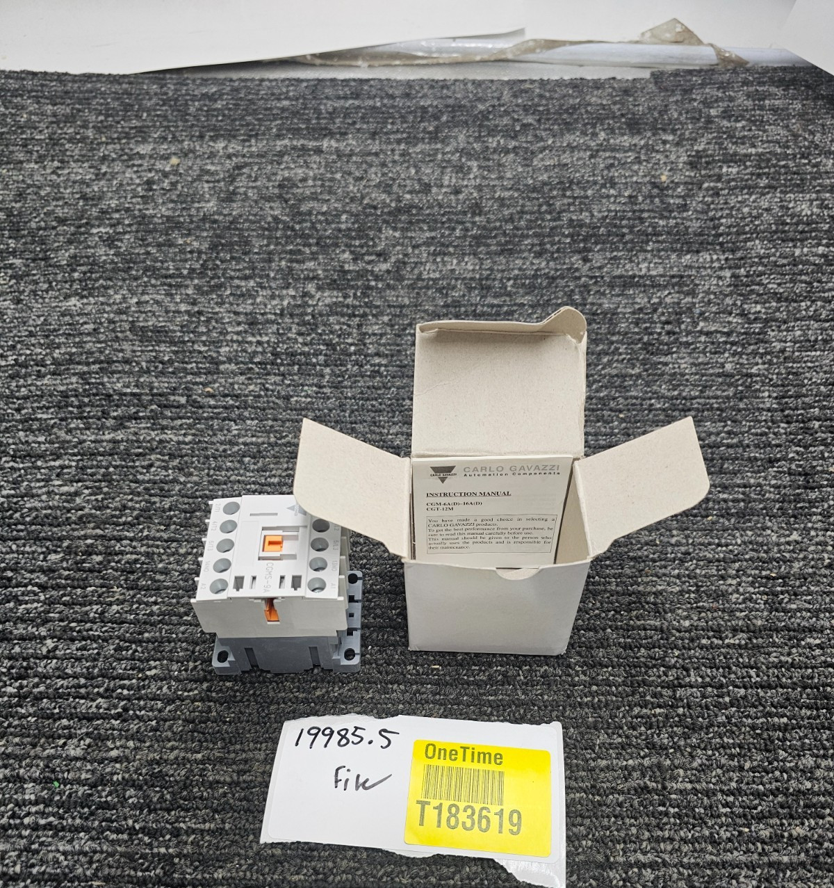 Carlo Gavazzi CGMS-9A-220-1a CGMS-9A Magnetic Contactor A220 1NO,