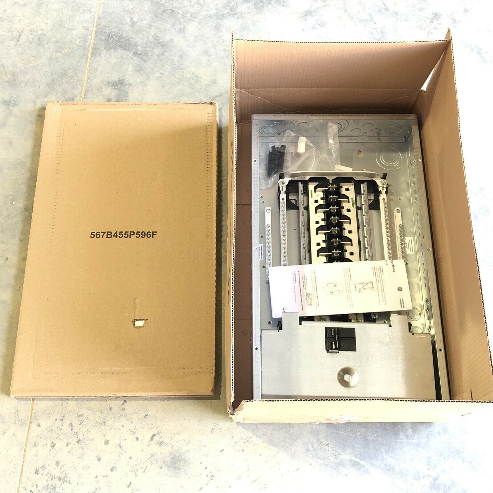 New GE Main Breaker TMC2410CCAW 100A 24 Spaces 48 Circuits Indoor Enclosure