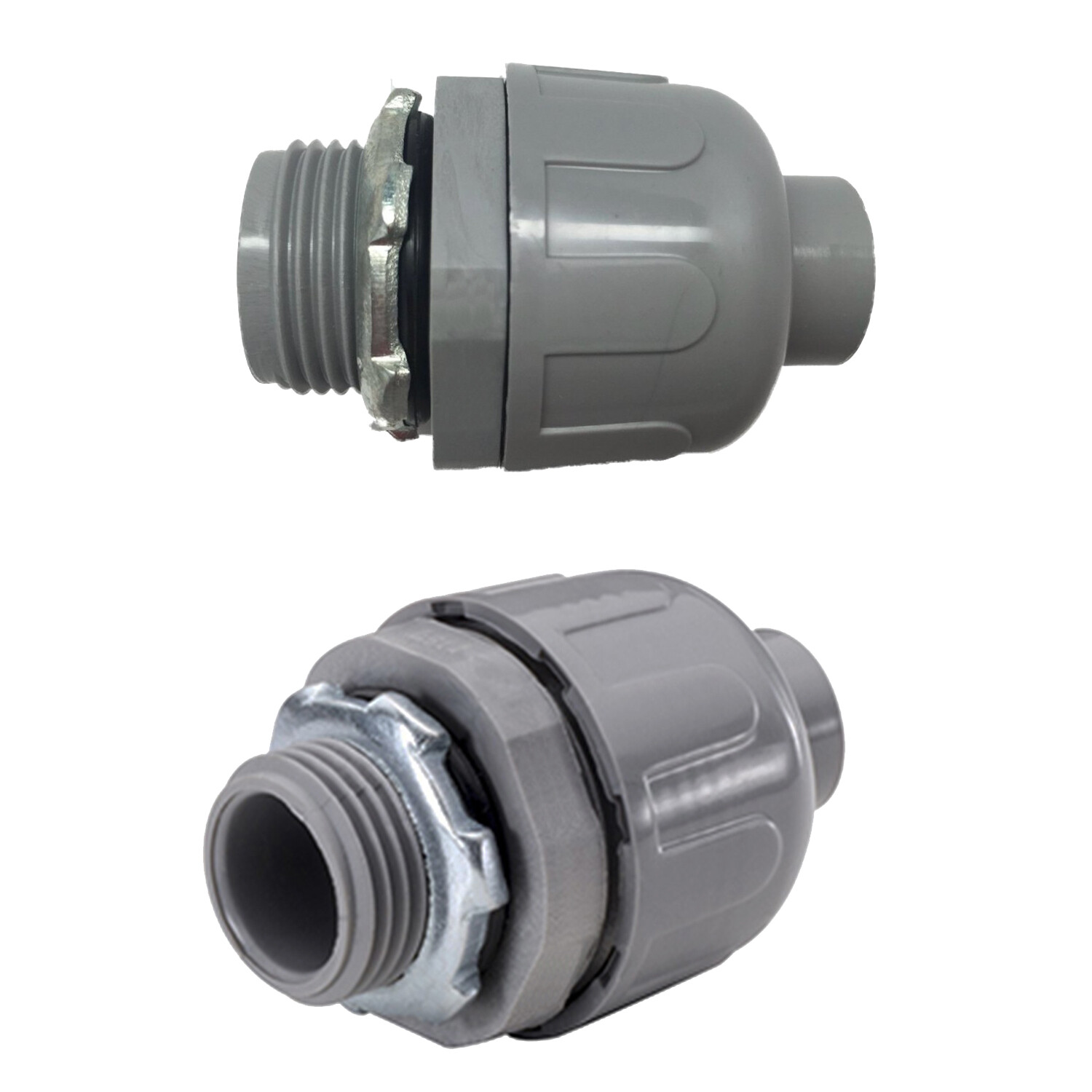 Box of 1 1/4″ Non-Metallic Liquid Tight Electrical Conduit Straight Fittings