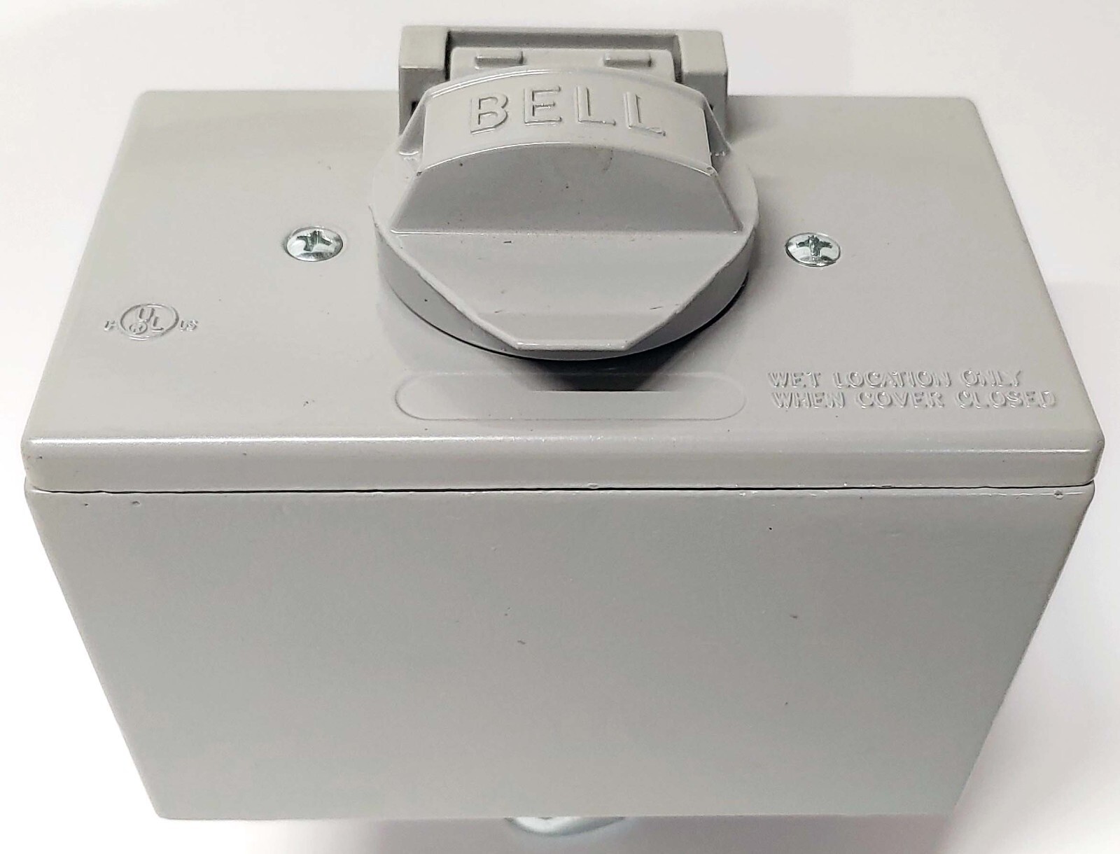 Wet Location Deep Outlet Box + Cover + 120V 20A Switch + 3/4″ EMT Fitting